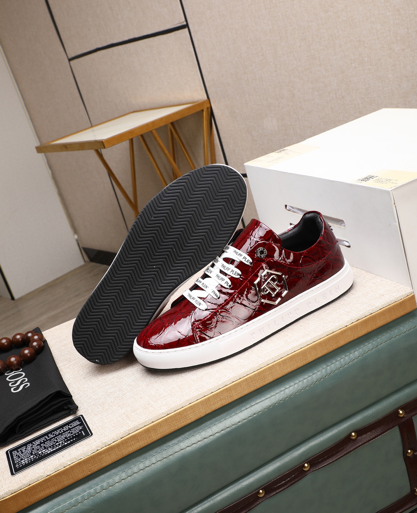Precio de fábrica PP Phillip Calidad original. Entrenadores de estilo moderno único. Zapatos casuale