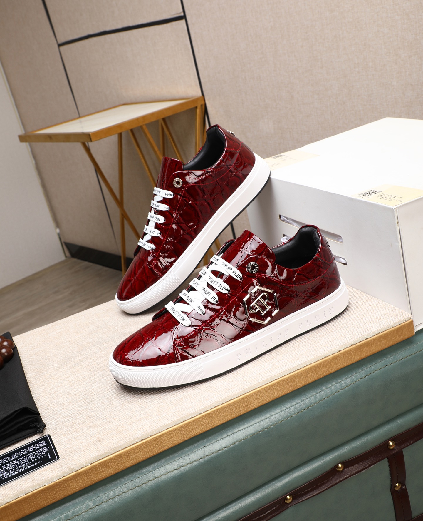 Precio de fábrica PP Phillip Calidad original. Entrenadores de estilo moderno único. Zapatos casuale