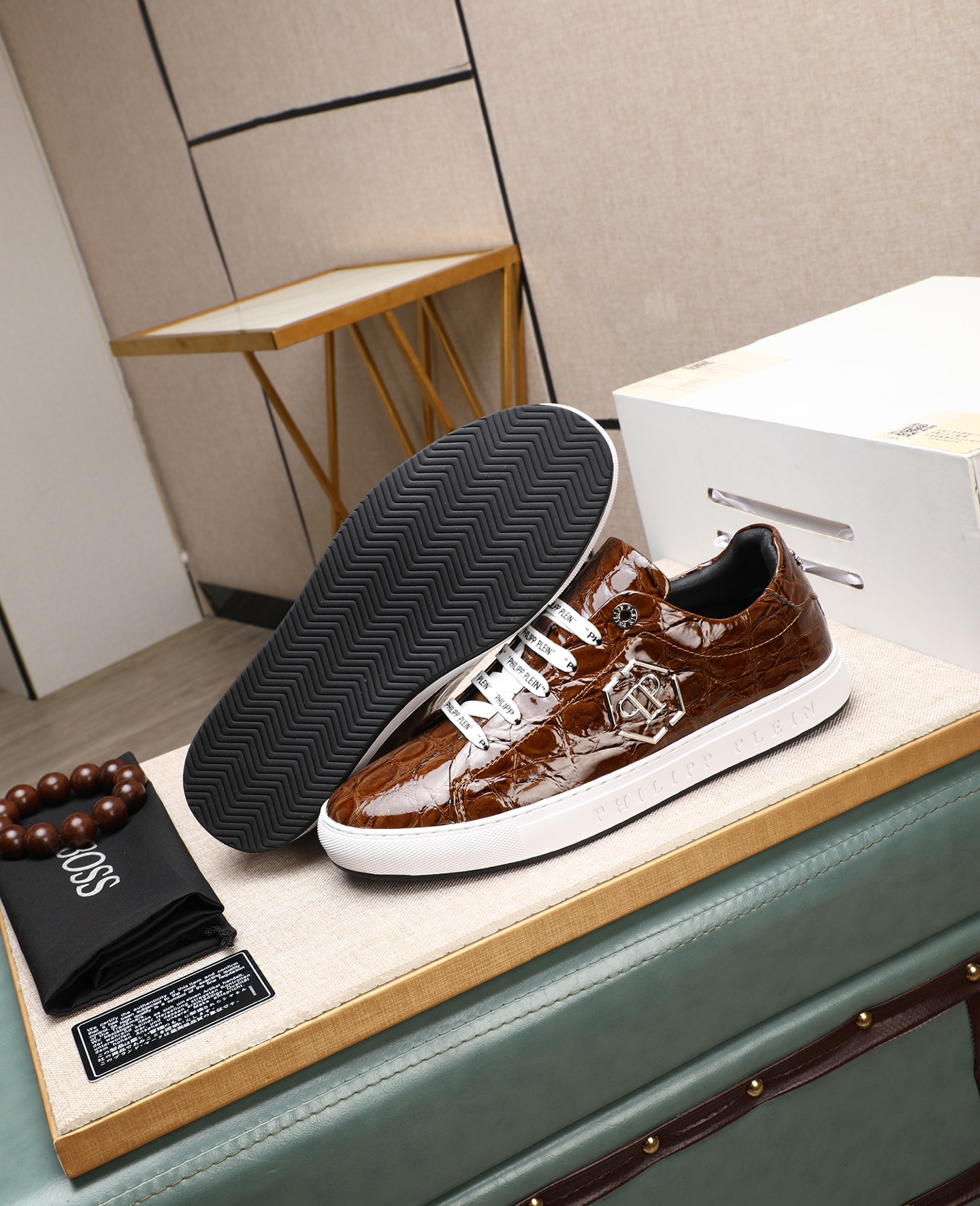 Precio de fábrica PP Phillip Calidad original. Entrenadores de estilo moderno único. Zapatos casuale