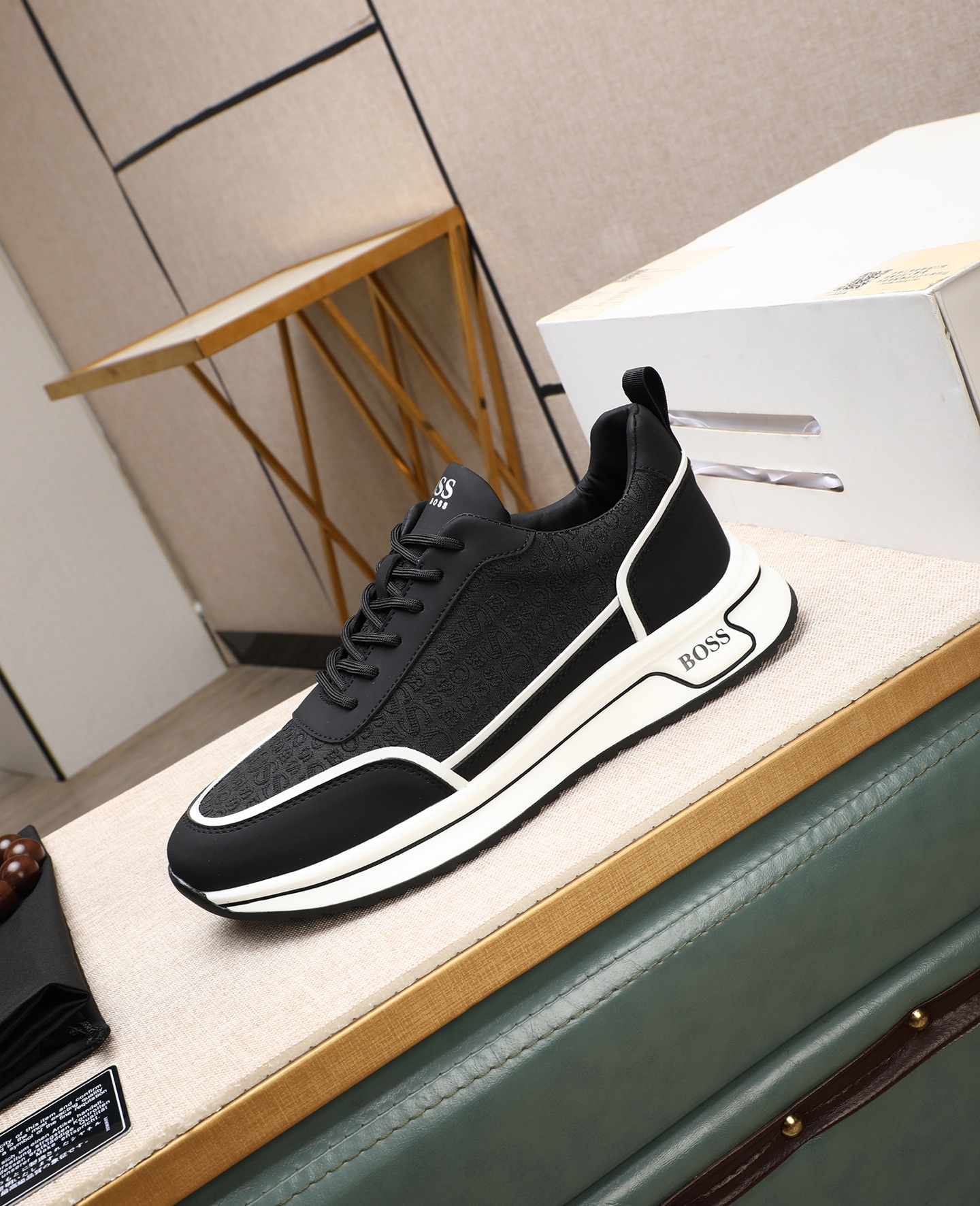 precio de fábrica [BOSS] zapatos de los hombres originales Modelos clásicos zapatos casuales Esta se