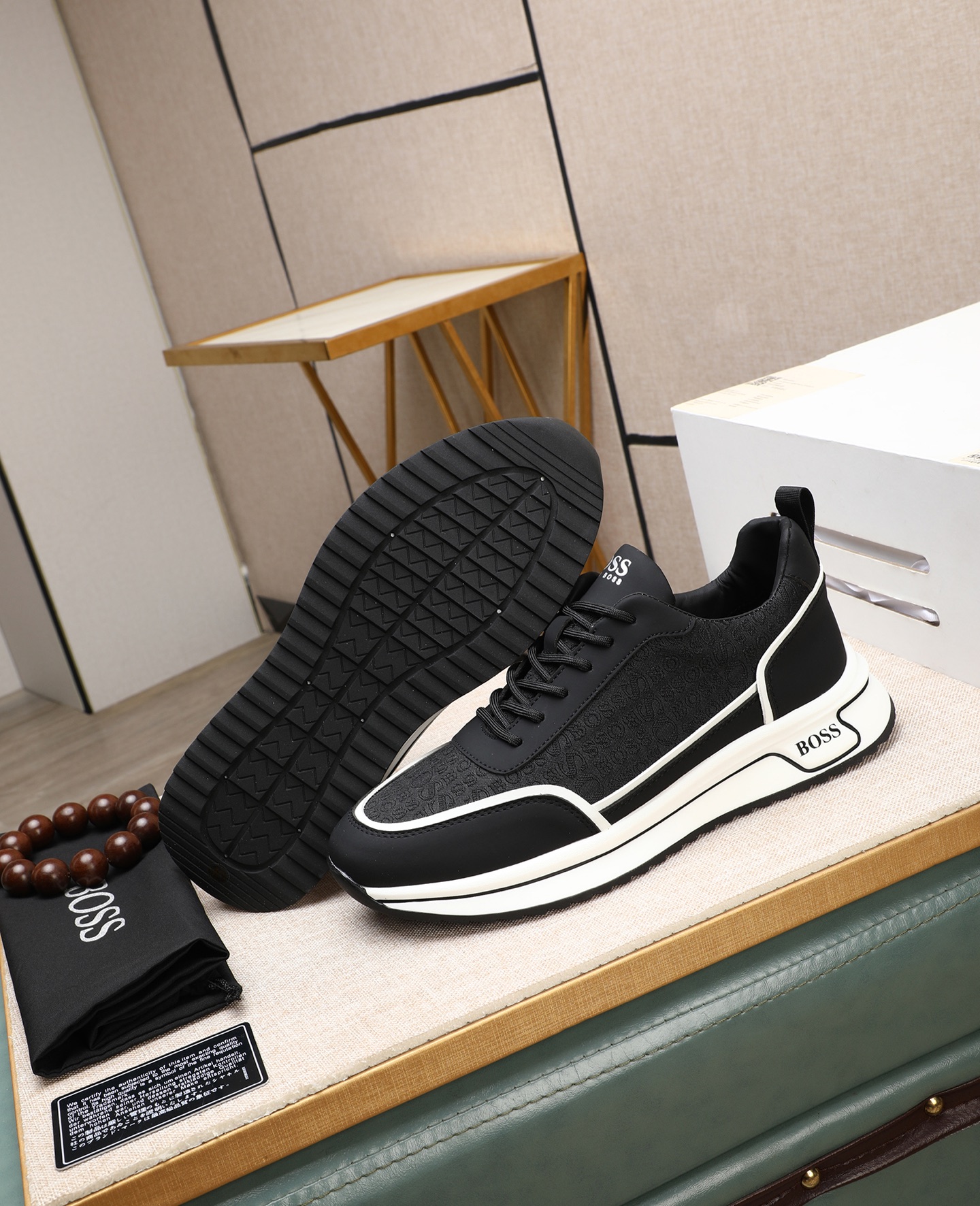 precio de fábrica [BOSS] zapatos de los hombres originales Modelos clásicos zapatos casuales Esta se