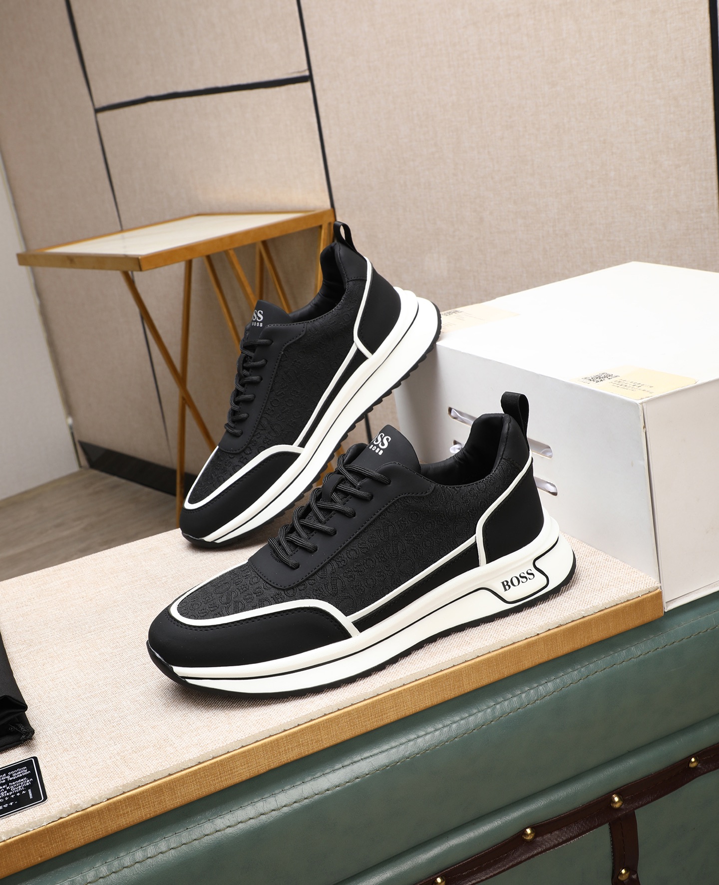 precio de fábrica [BOSS] zapatos de los hombres originales Modelos clásicos zapatos casuales Esta se