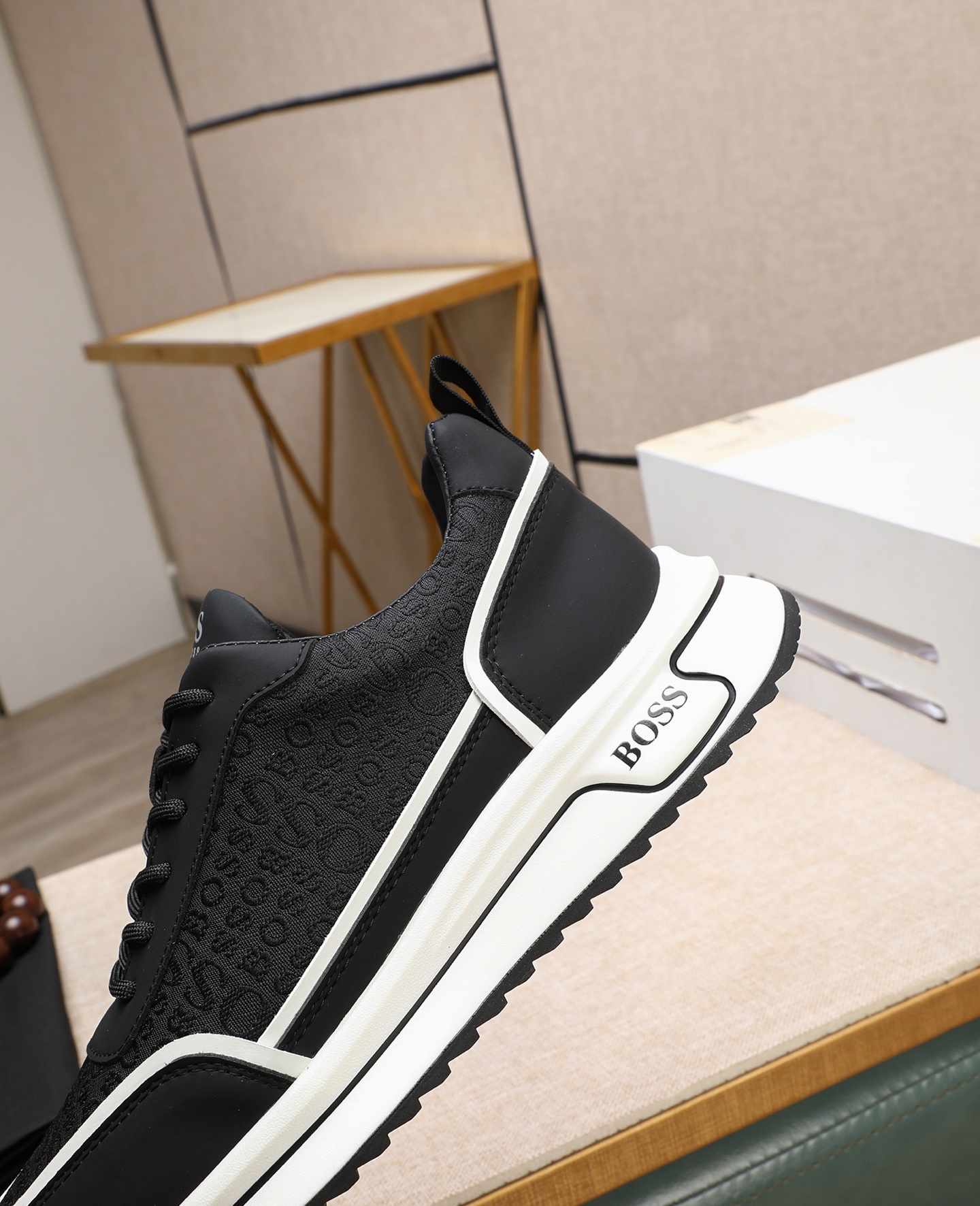 precio de fábrica [BOSS] zapatos de los hombres originales Modelos clásicos zapatos casuales Esta se