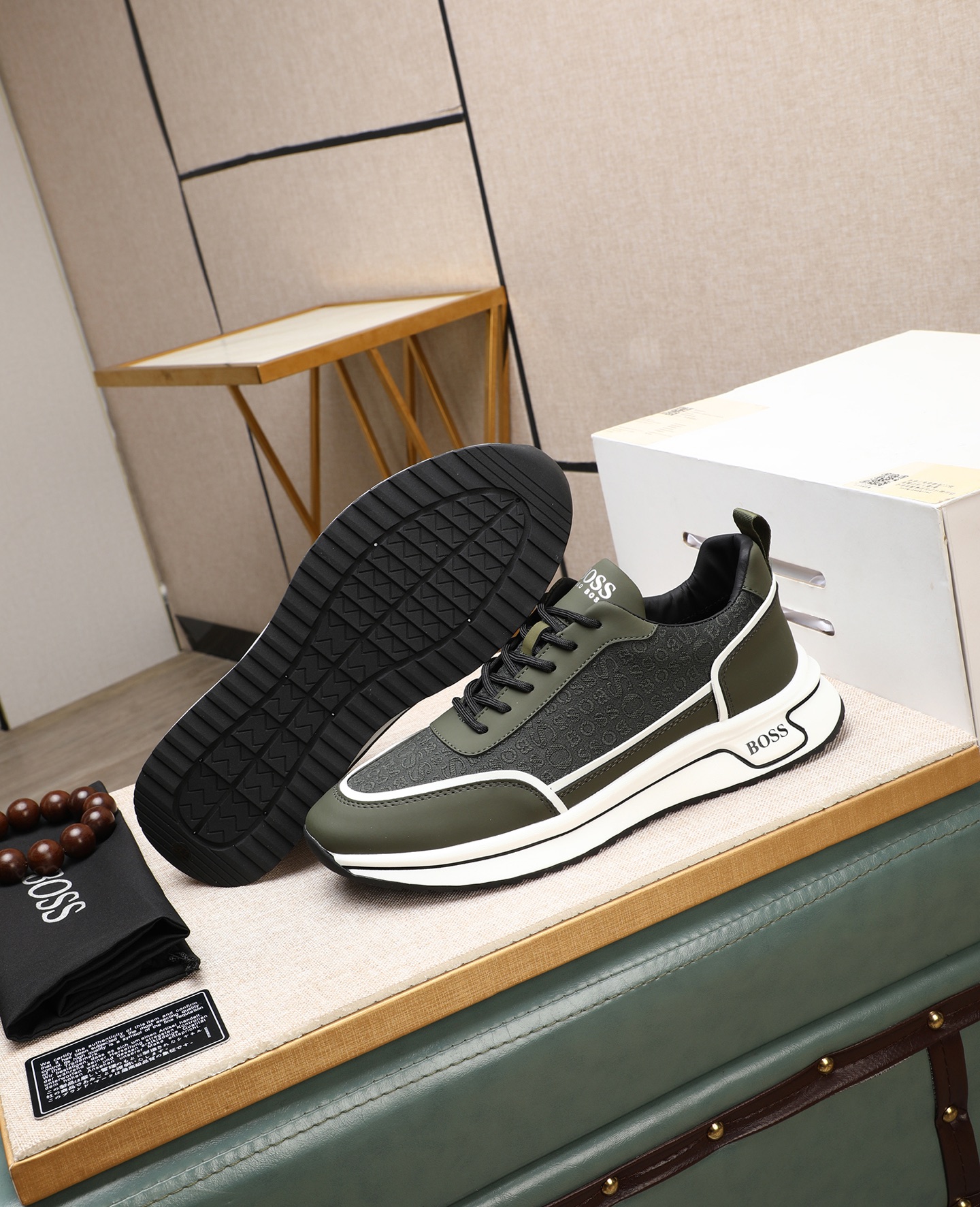 precio de fábrica [BOSS] zapatos de los hombres originales Modelos clásicos zapatos casuales Esta se