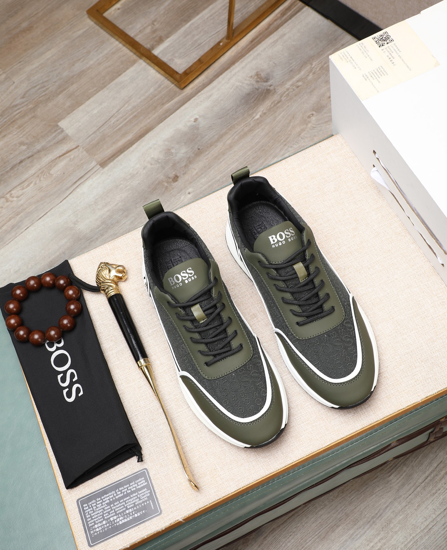 precio de fábrica [BOSS] zapatos de los hombres originales Modelos clásicos zapatos casuales Esta se