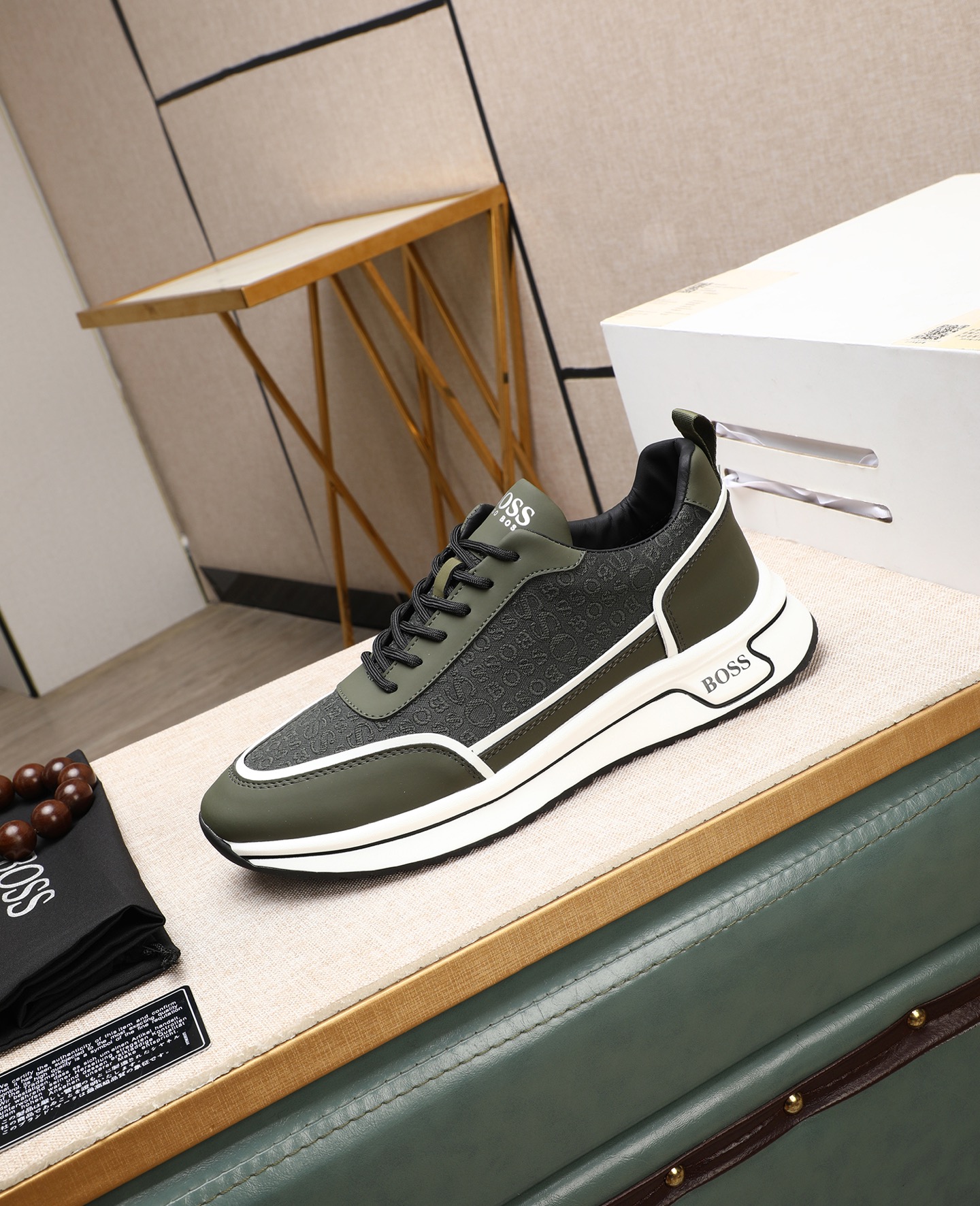 precio de fábrica [BOSS] zapatos de los hombres originales Modelos clásicos zapatos casuales Esta se