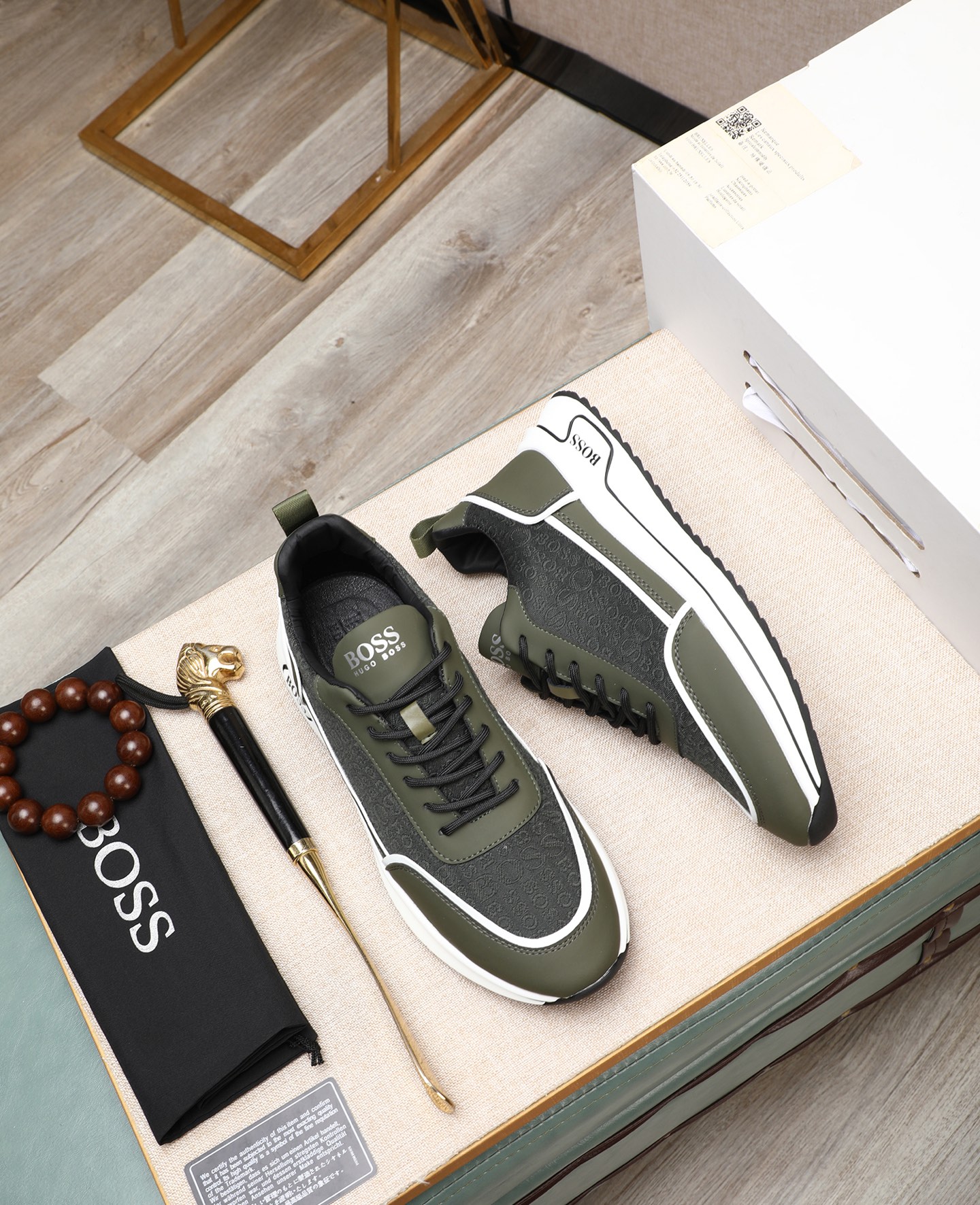 precio de fábrica [BOSS] zapatos de los hombres originales Modelos clásicos zapatos casuales Esta se