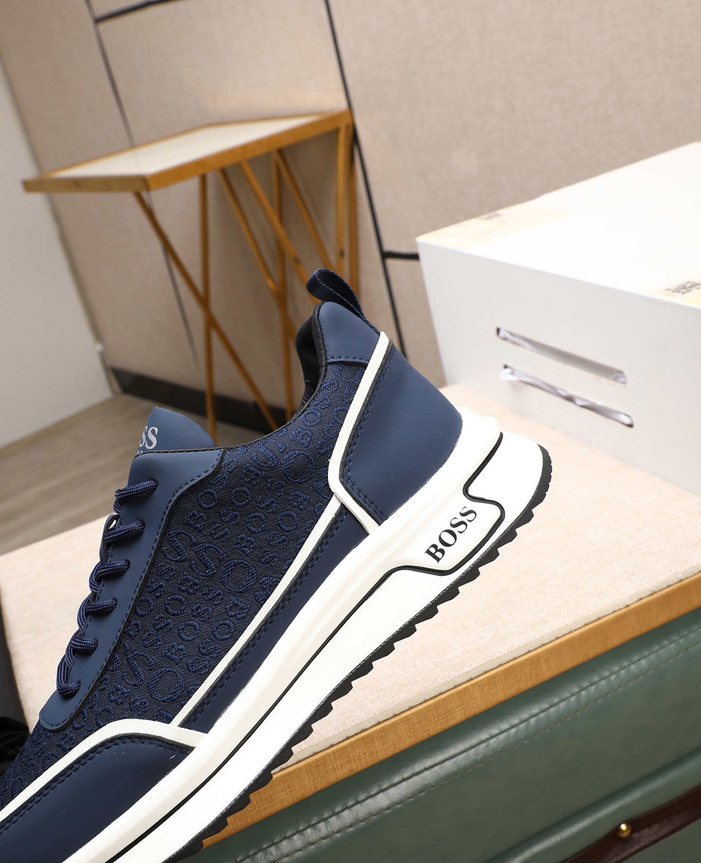 precio de fábrica [BOSS] zapatos de los hombres originales Modelos clásicos zapatos casuales Esta se