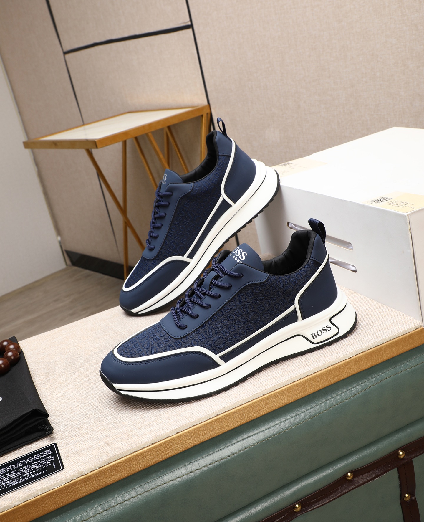 precio de fábrica [BOSS] zapatos de los hombres originales Modelos clásicos zapatos casuales Esta se