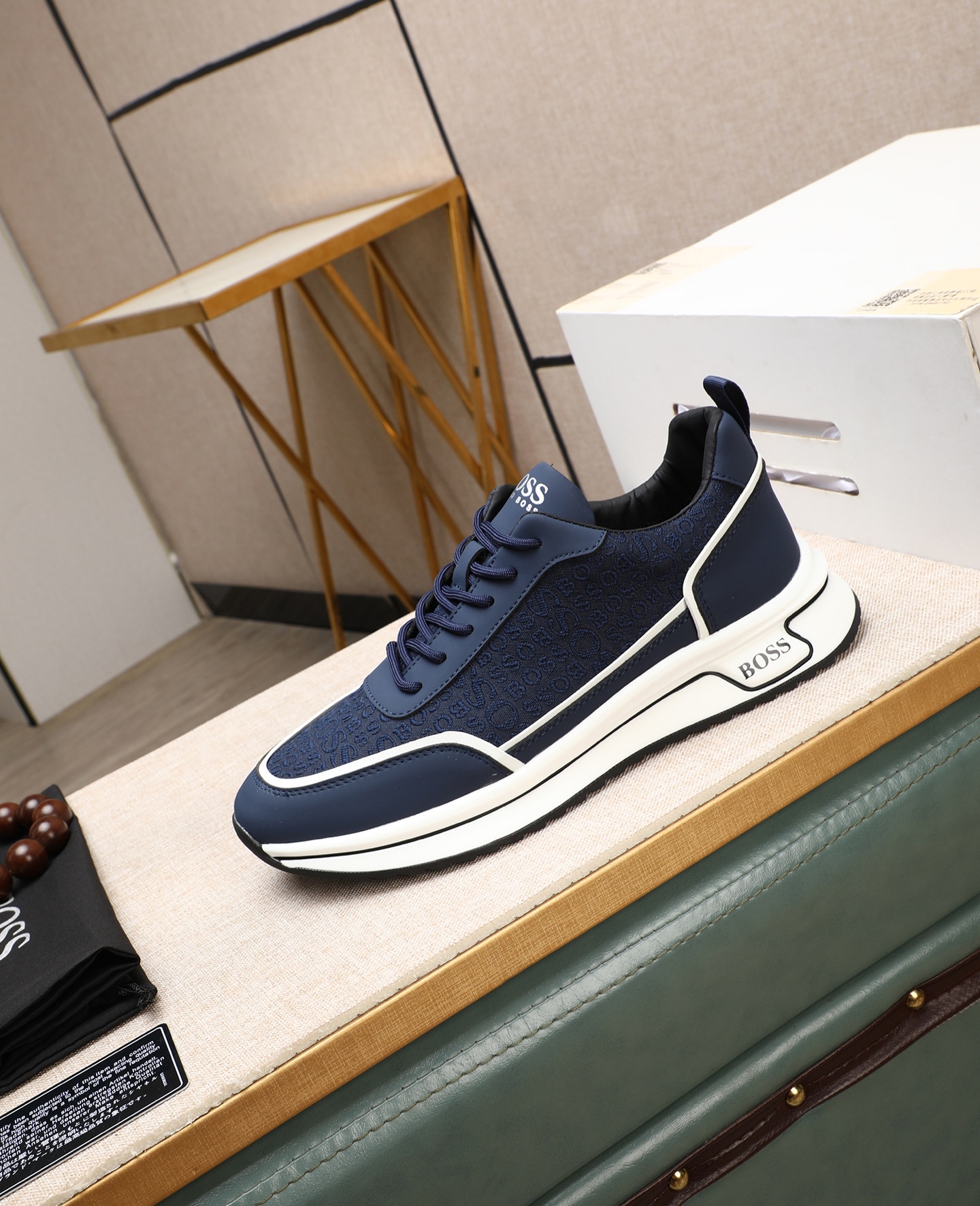 precio de fábrica [BOSS] zapatos de los hombres originales Modelos clásicos zapatos casuales Esta se