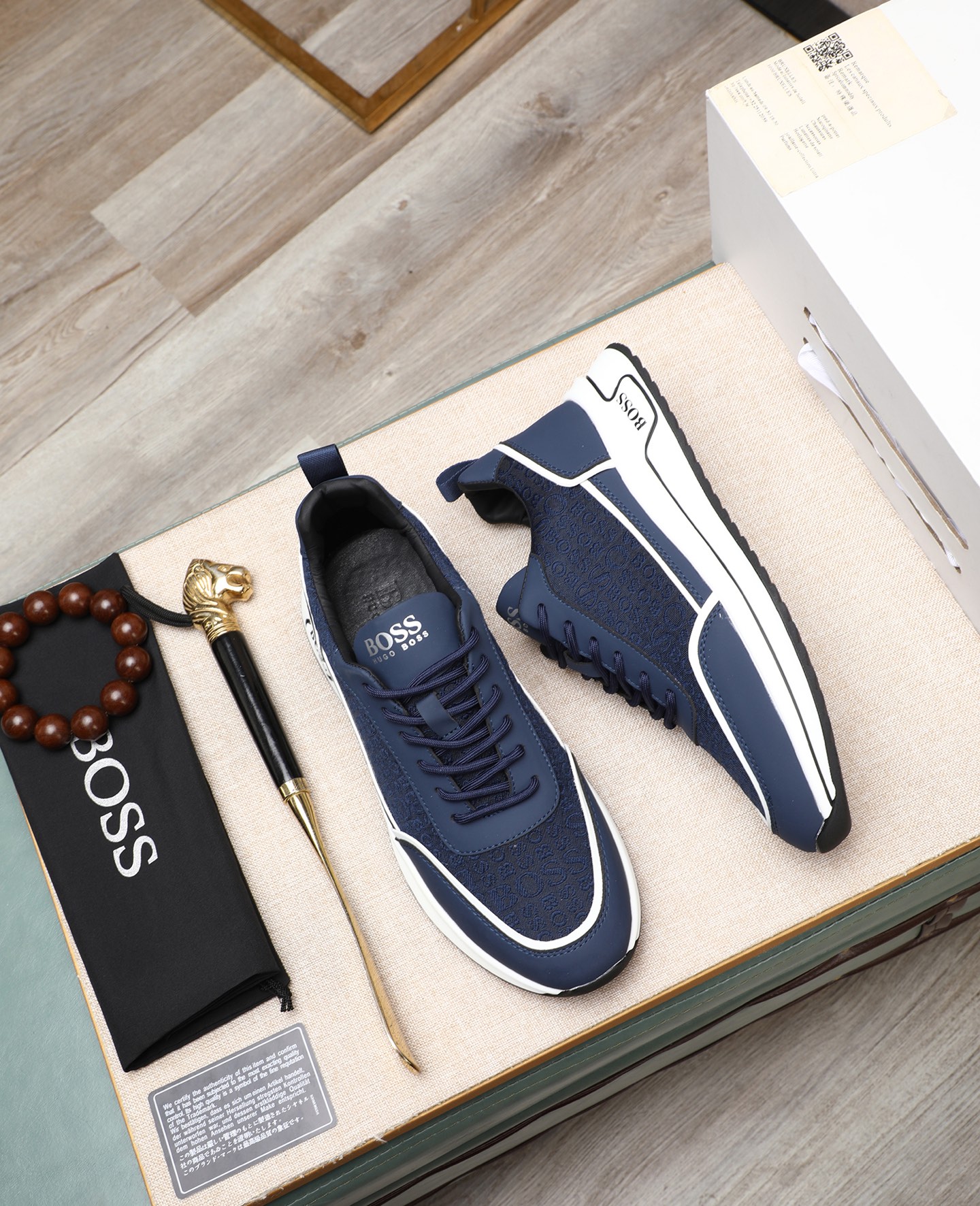 precio de fábrica [BOSS] zapatos de los hombres originales Modelos clásicos zapatos casuales Esta se