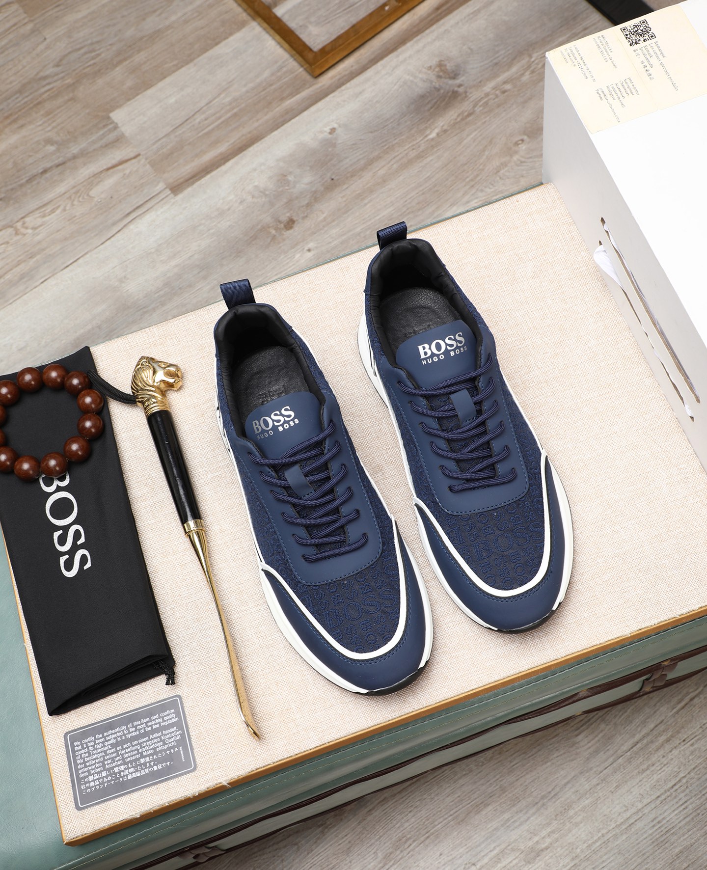 precio de fábrica [BOSS] zapatos de los hombres originales Modelos clásicos zapatos casuales Esta se