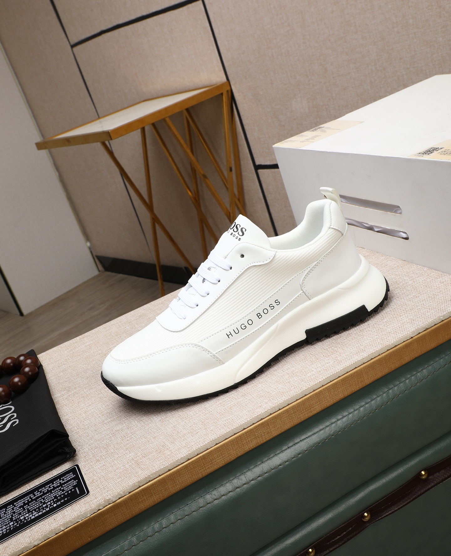 precio de fábrica [BOSS] zapatos de los hombres originales Modelos clásicos zapatos casuales Esta se