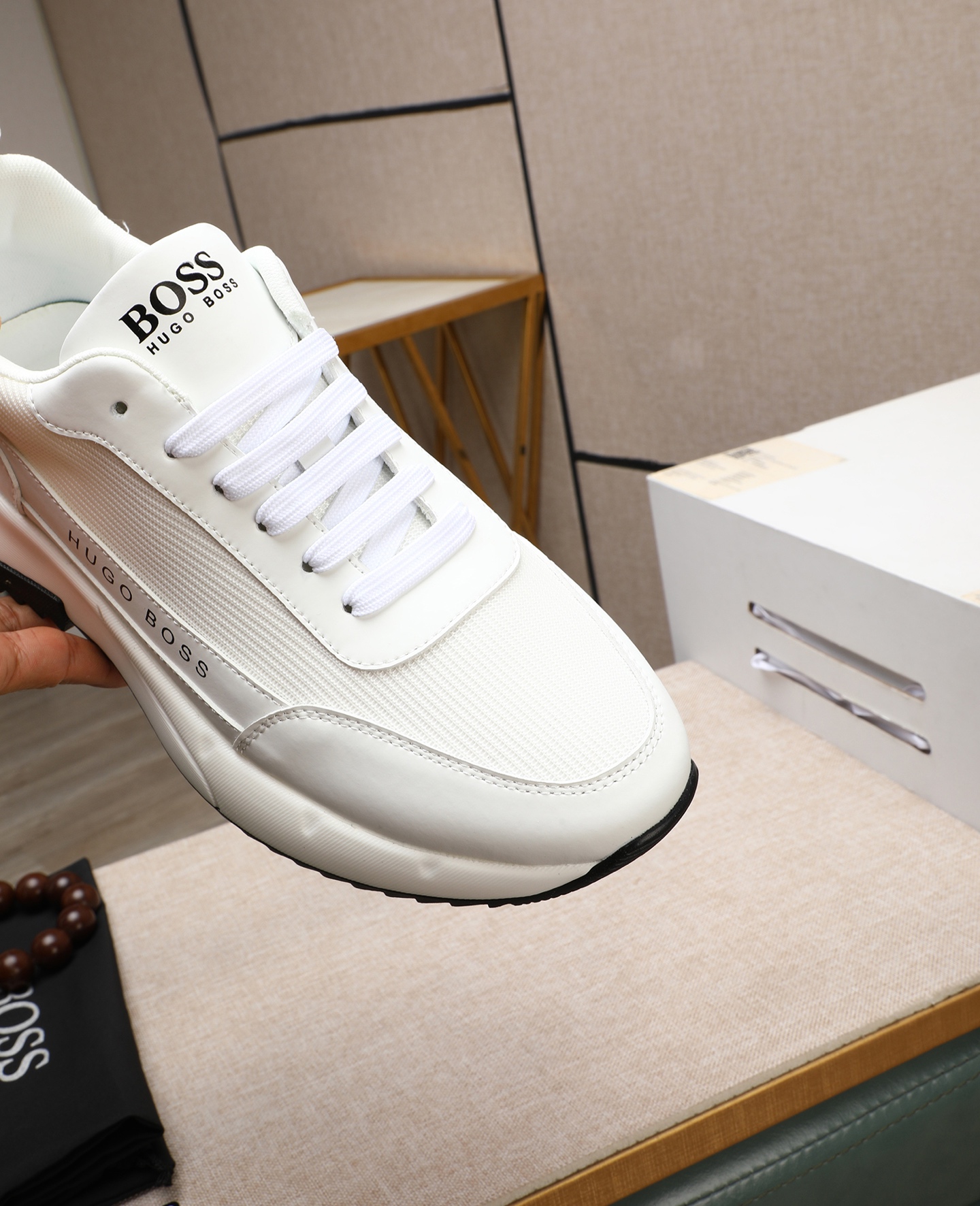 precio de fábrica [BOSS] zapatos de los hombres originales Modelos clásicos zapatos casuales Esta se