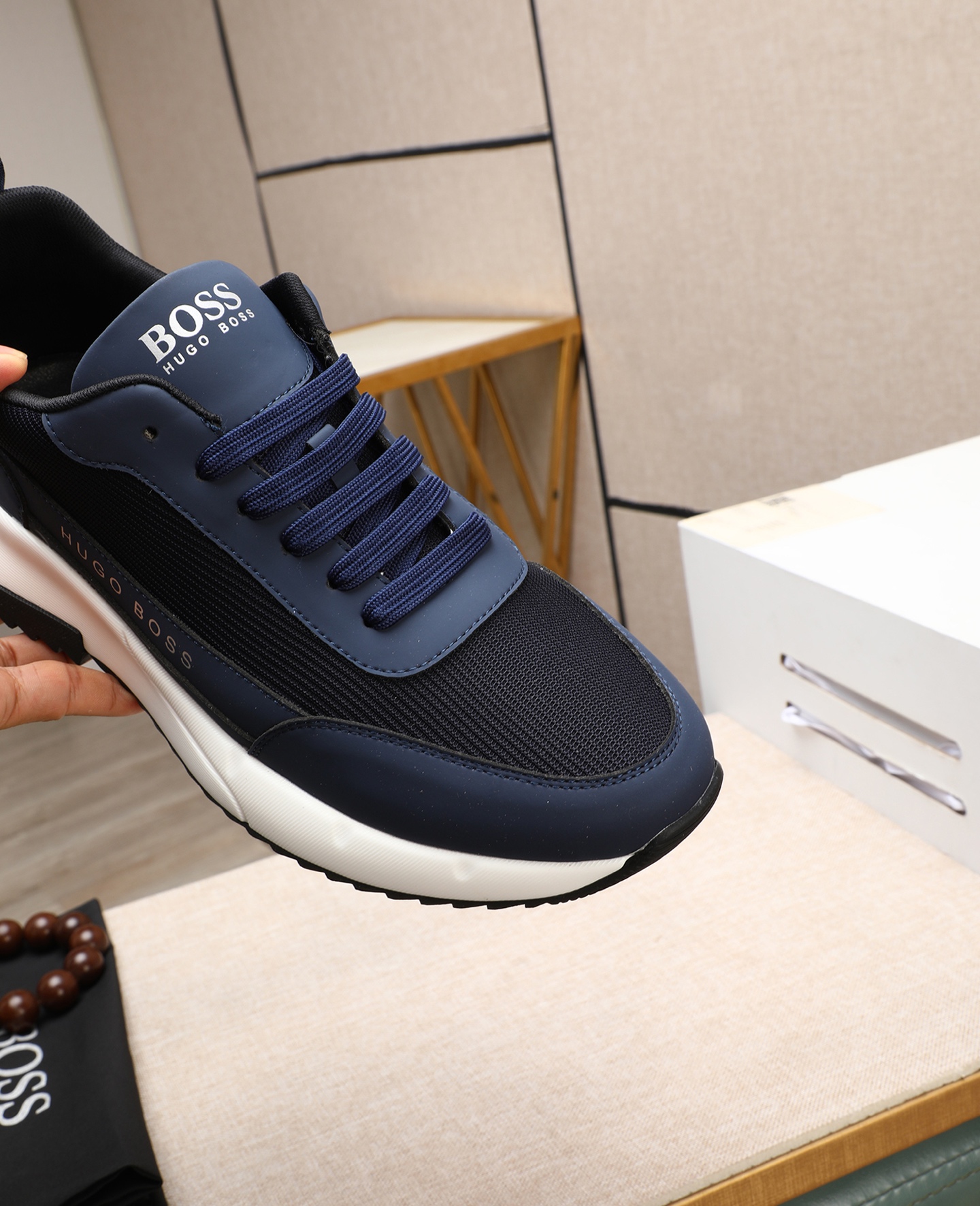 precio de fábrica [BOSS] zapatos de los hombres originales Modelos clásicos zapatos casuales Esta se