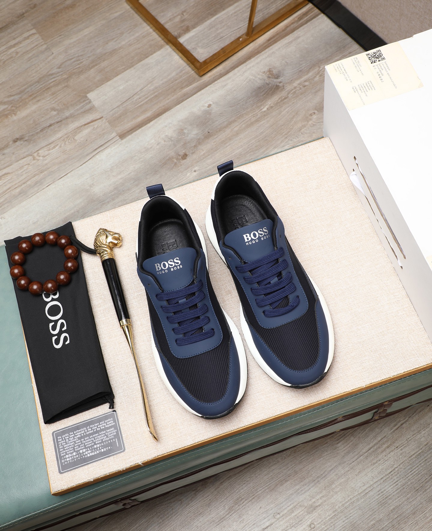 precio de fábrica [BOSS] zapatos de los hombres originales Modelos clásicos zapatos casuales Esta se