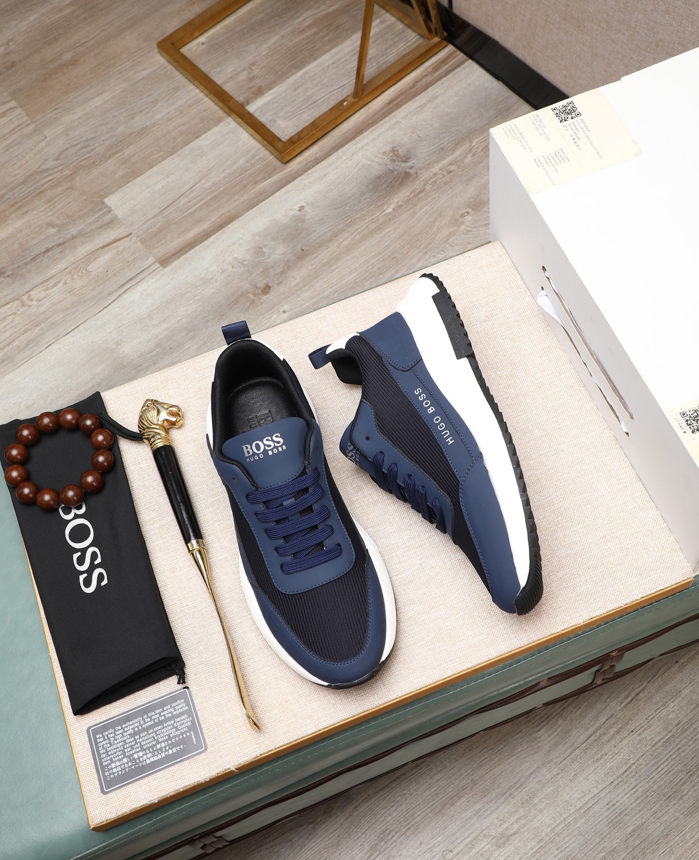 precio de fábrica [BOSS] zapatos de los hombres originales Modelos clásicos zapatos casuales Esta se
