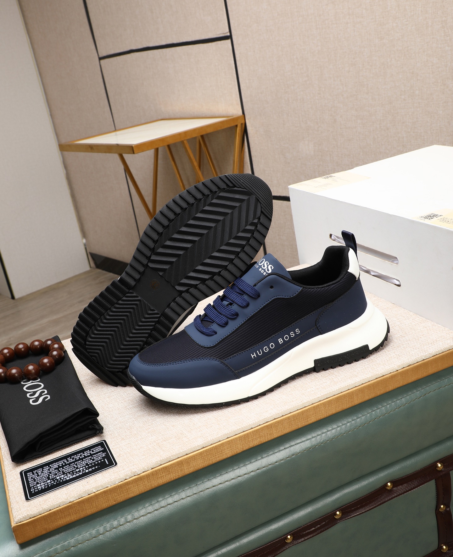 precio de fábrica [BOSS] zapatos de los hombres originales Modelos clásicos zapatos casuales Esta se