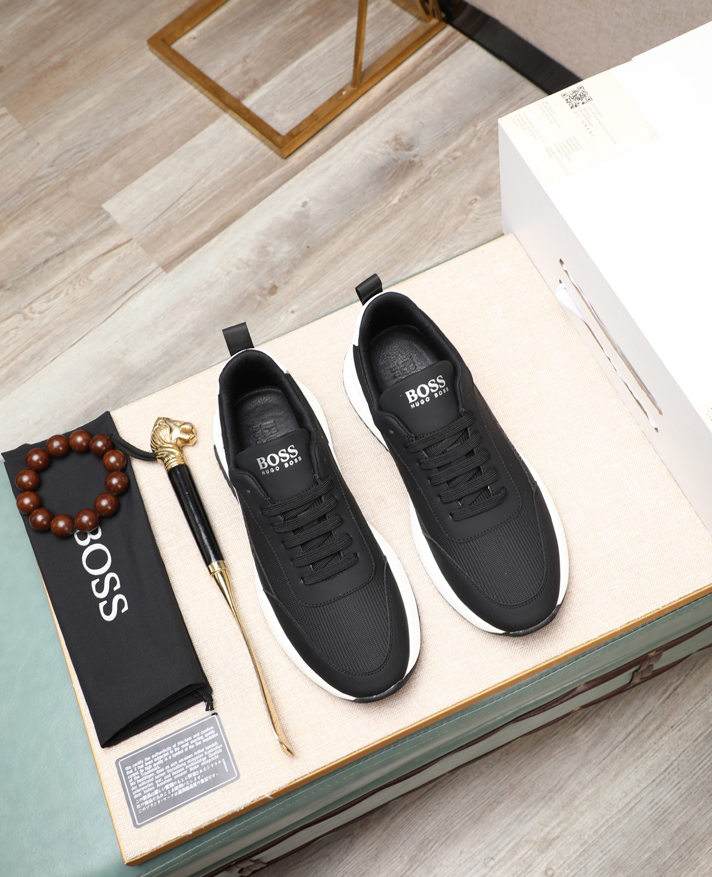 precio de fábrica [BOSS] zapatos de los hombres originales Modelos clásicos zapatos casuales Esta se
