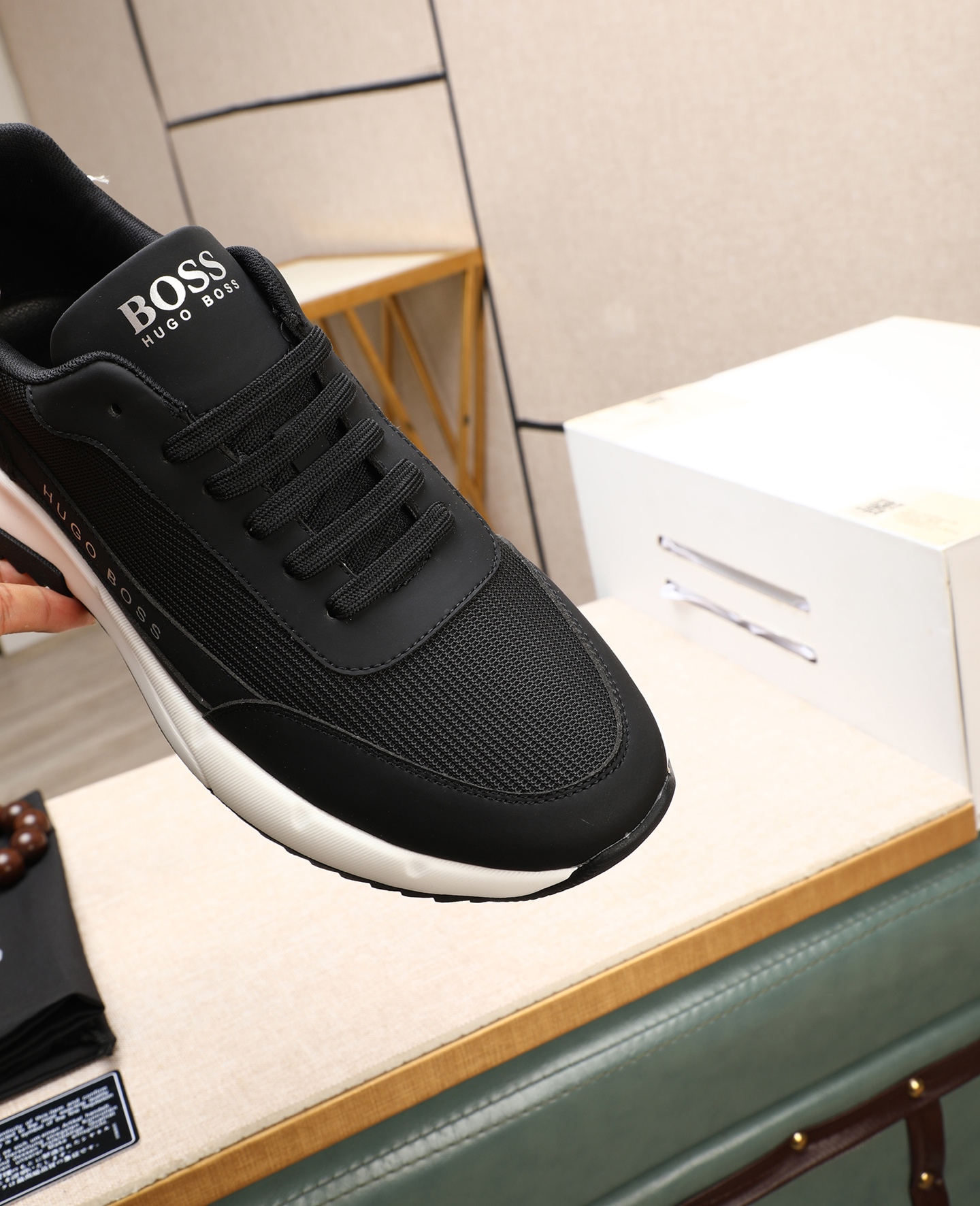 precio de fábrica [BOSS] zapatos de los hombres originales Modelos clásicos zapatos casuales Esta se