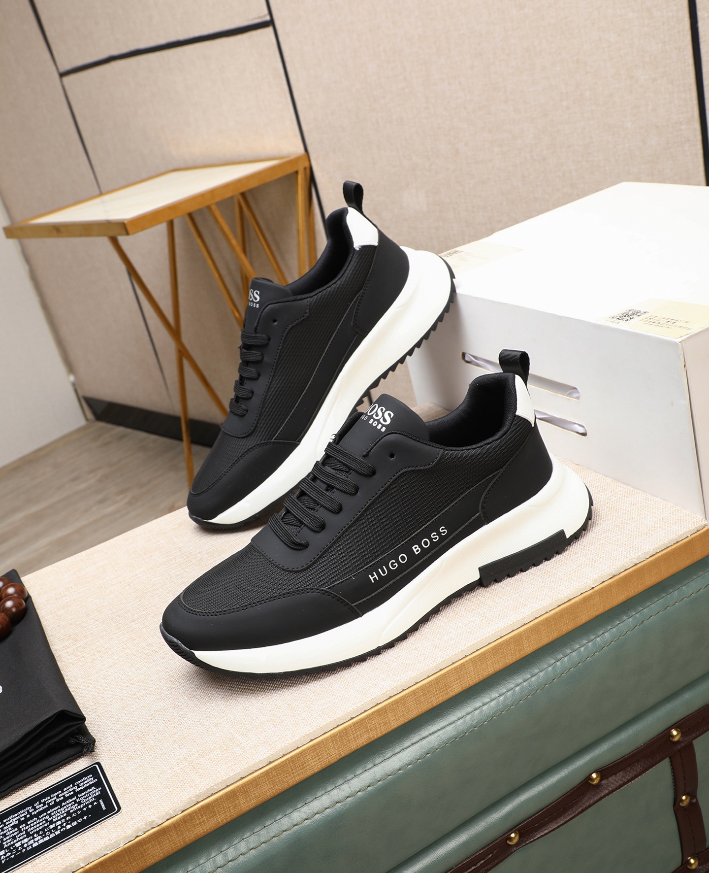precio de fábrica [BOSS] zapatos de los hombres originales Modelos clásicos zapatos casuales Esta se