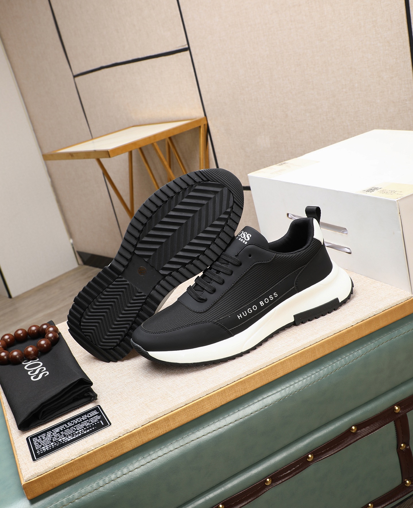 precio de fábrica [BOSS] zapatos de los hombres originales Modelos clásicos zapatos casuales Esta se