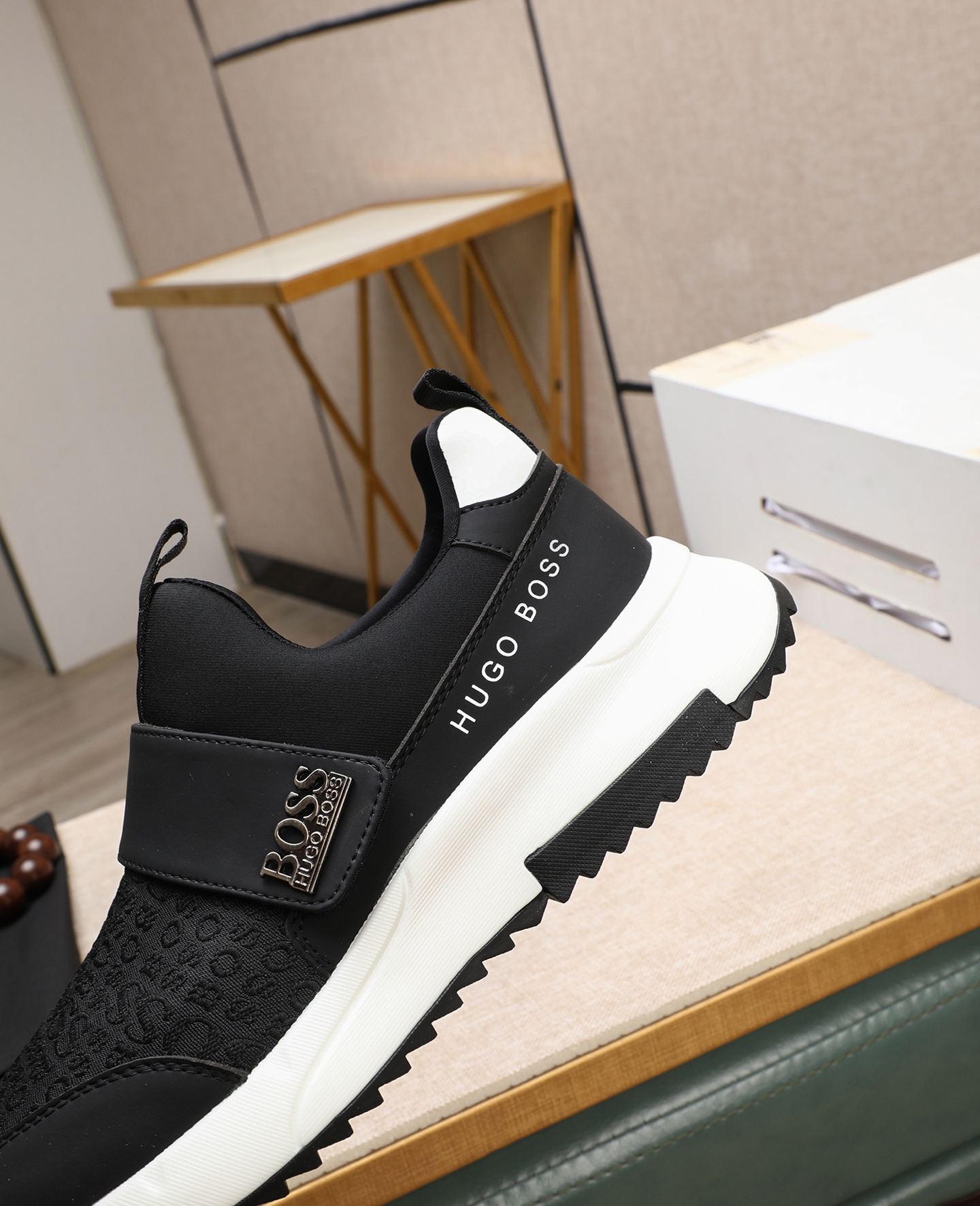precio de fábrica [BOSS] zapatos de los hombres originales Modelos clásicos zapatos casuales Esta se
