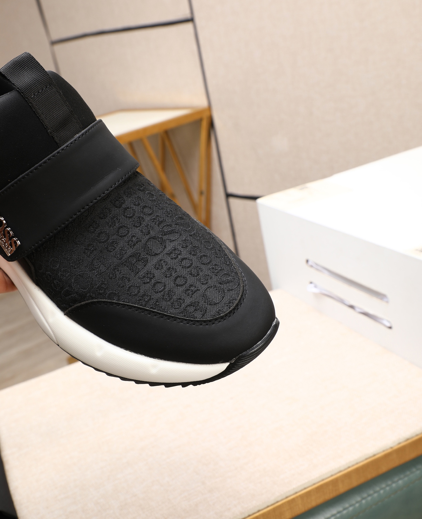 precio de fábrica [BOSS] zapatos de los hombres originales Modelos clásicos zapatos casuales Esta se