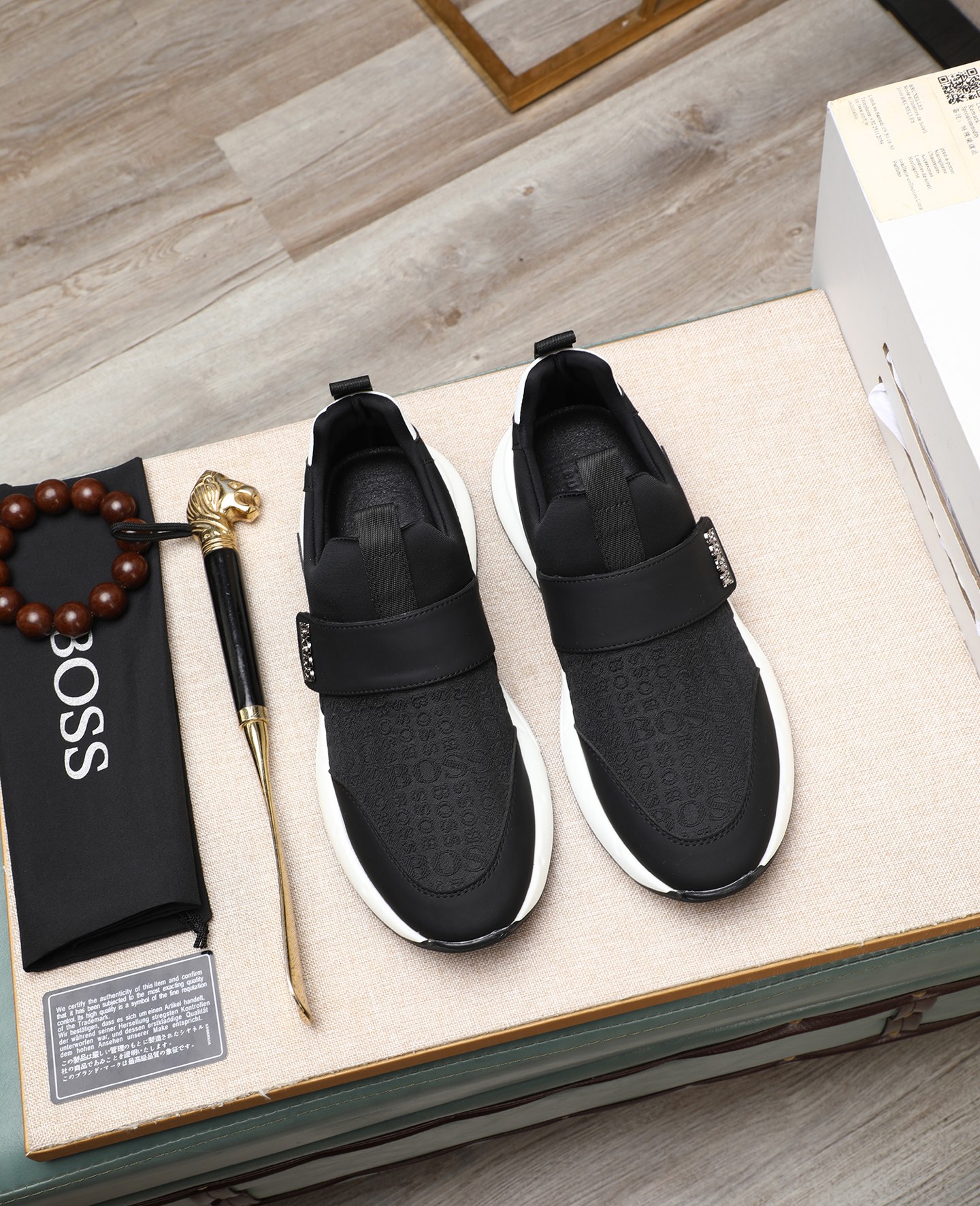precio de fábrica [BOSS] zapatos de los hombres originales Modelos clásicos zapatos casuales Esta se