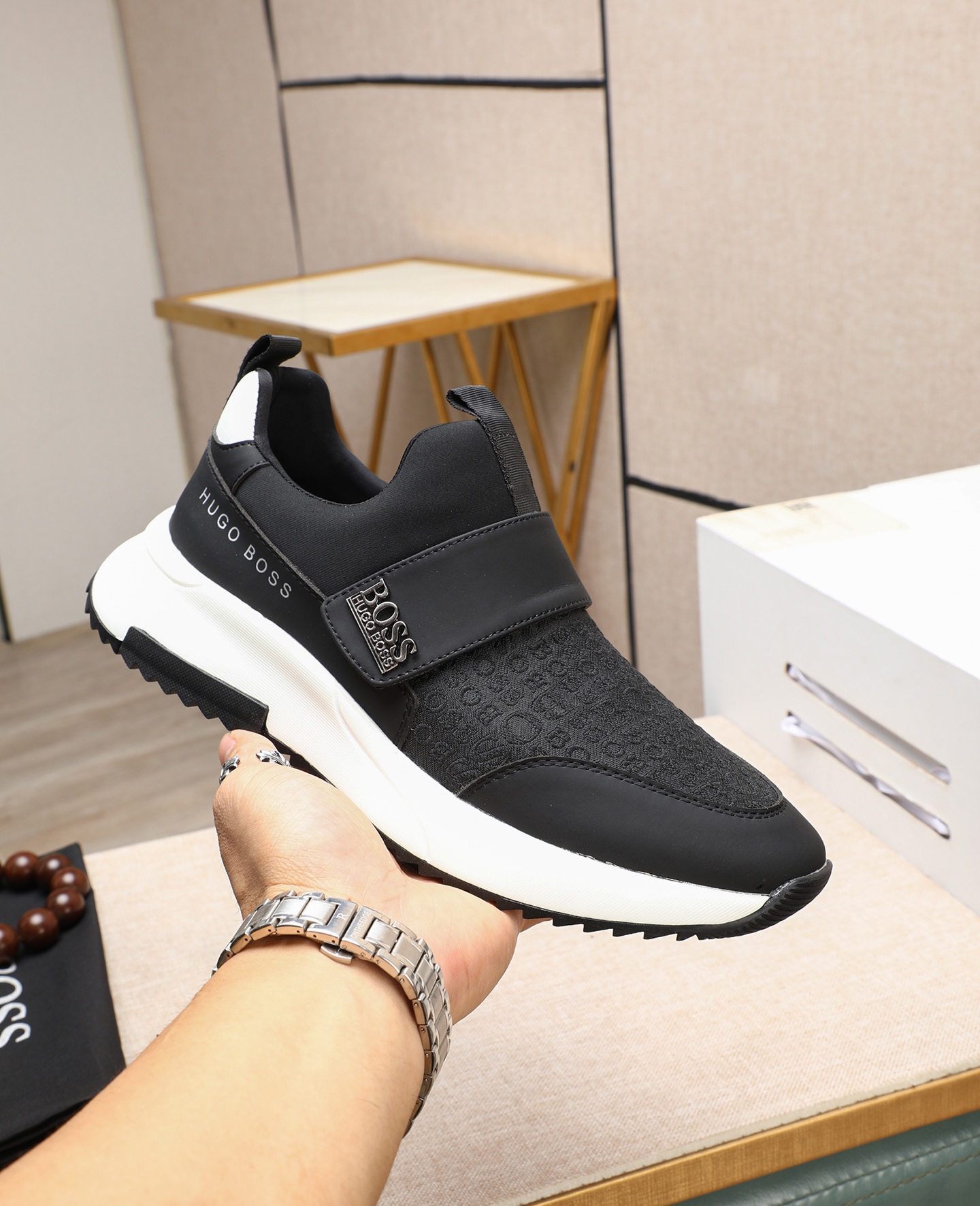 precio de fábrica [BOSS] zapatos de los hombres originales Modelos clásicos zapatos casuales Esta se