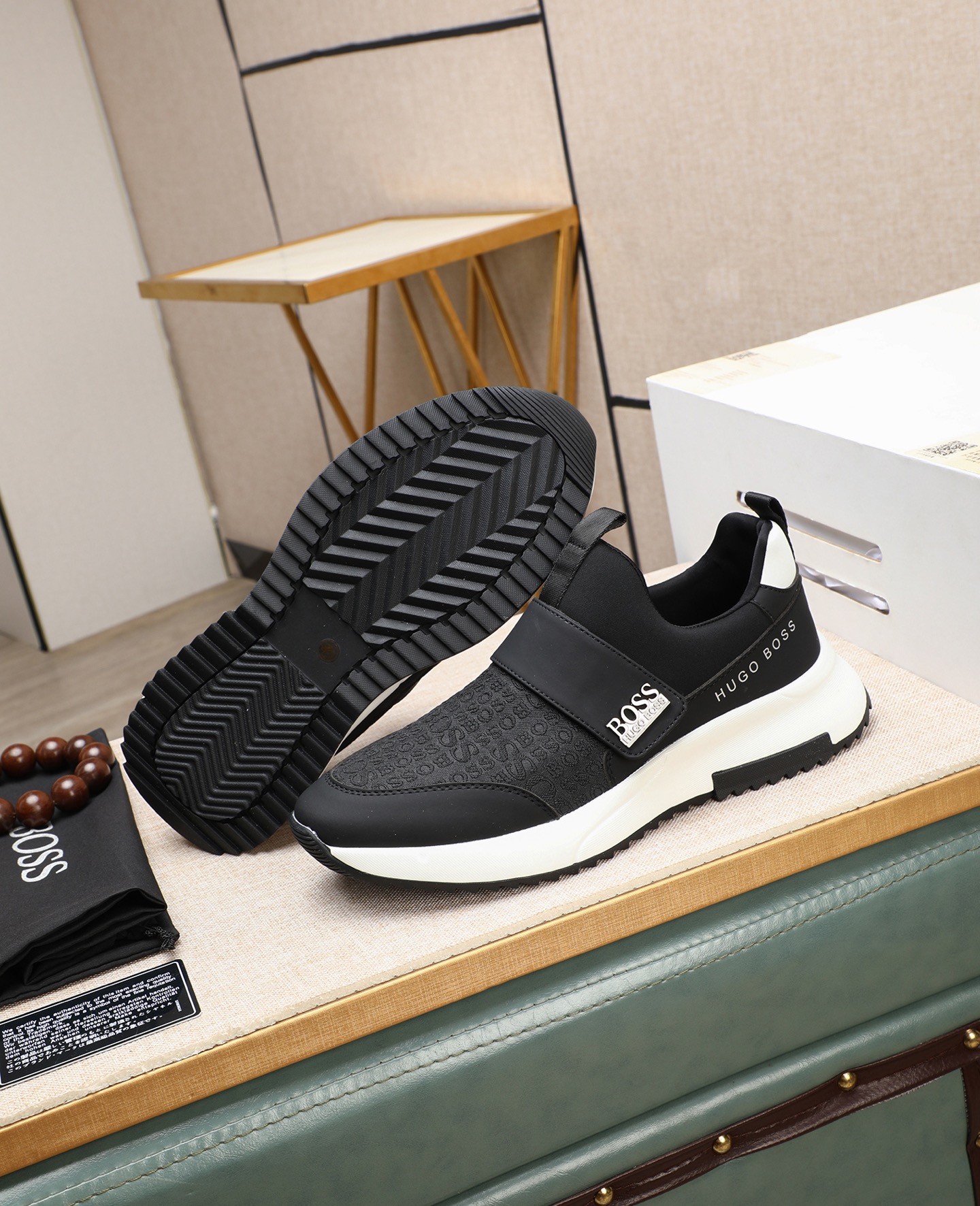 precio de fábrica [BOSS] zapatos de los hombres originales Modelos clásicos zapatos casuales Esta se