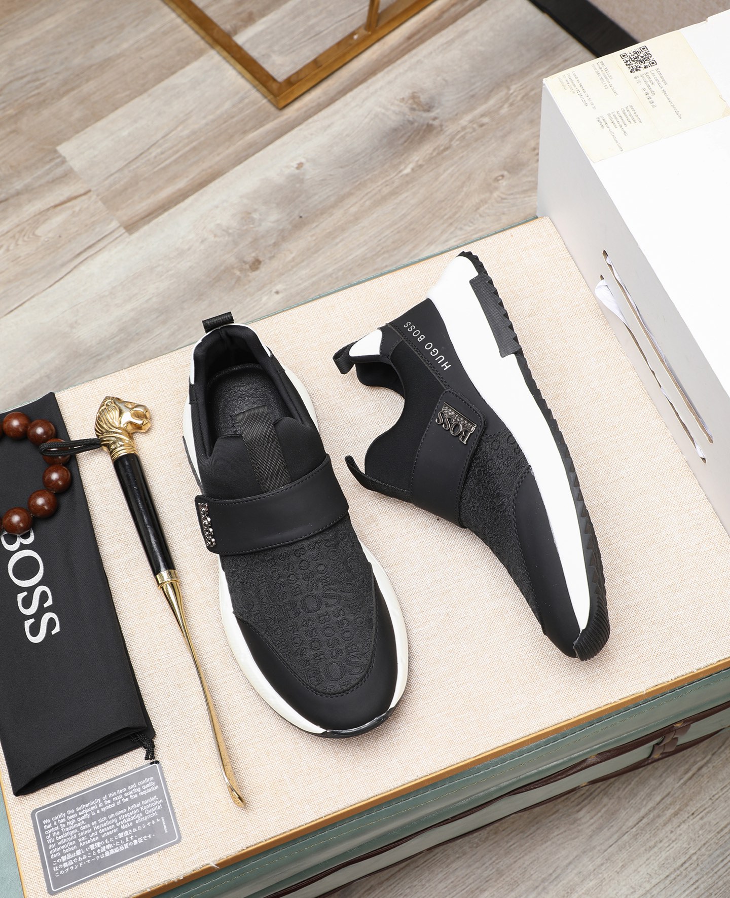 precio de fábrica [BOSS] zapatos de los hombres originales Modelos clásicos zapatos casuales Esta se
