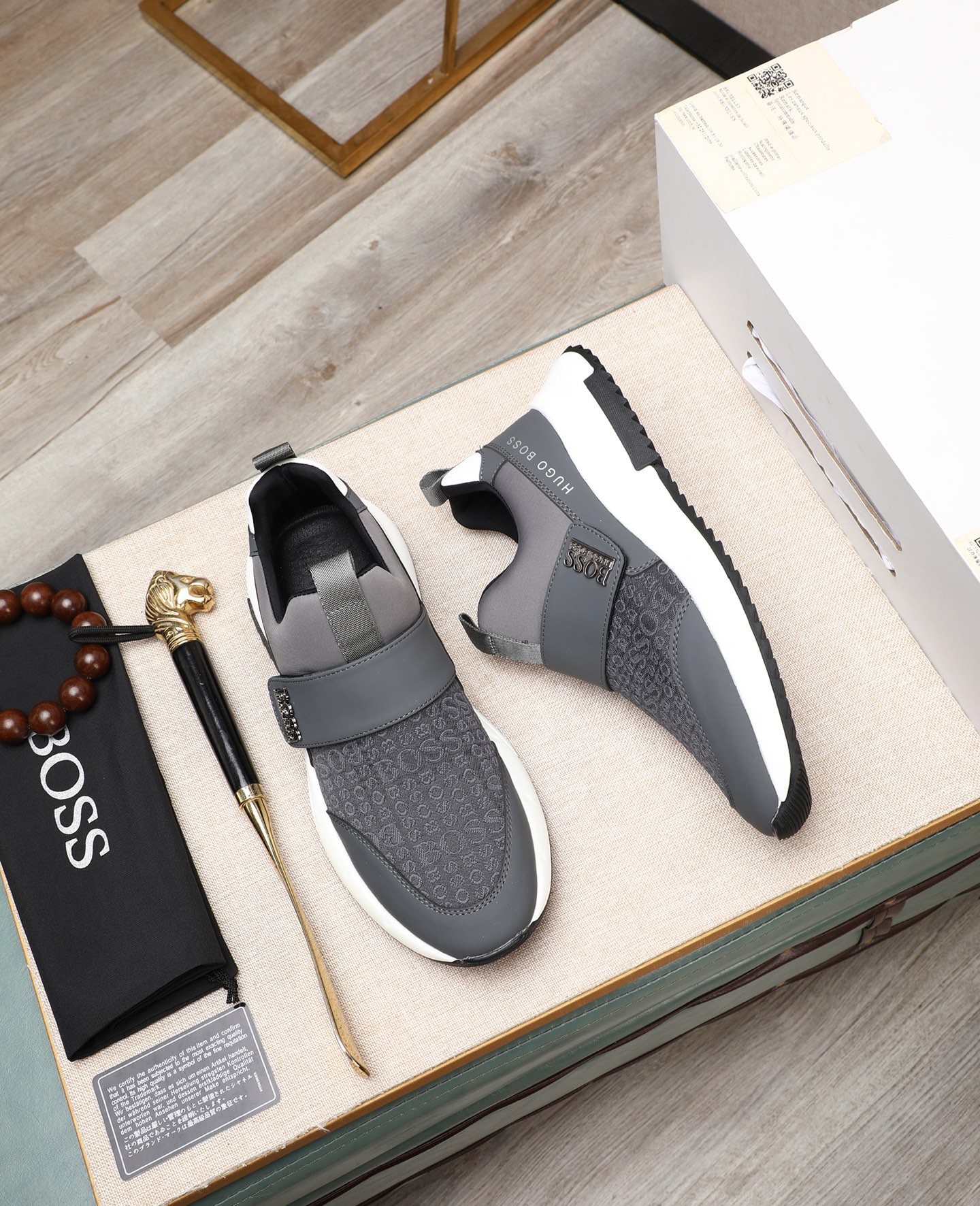 precio de fábrica [BOSS] zapatos de los hombres originales Modelos clásicos zapatos casuales Esta se