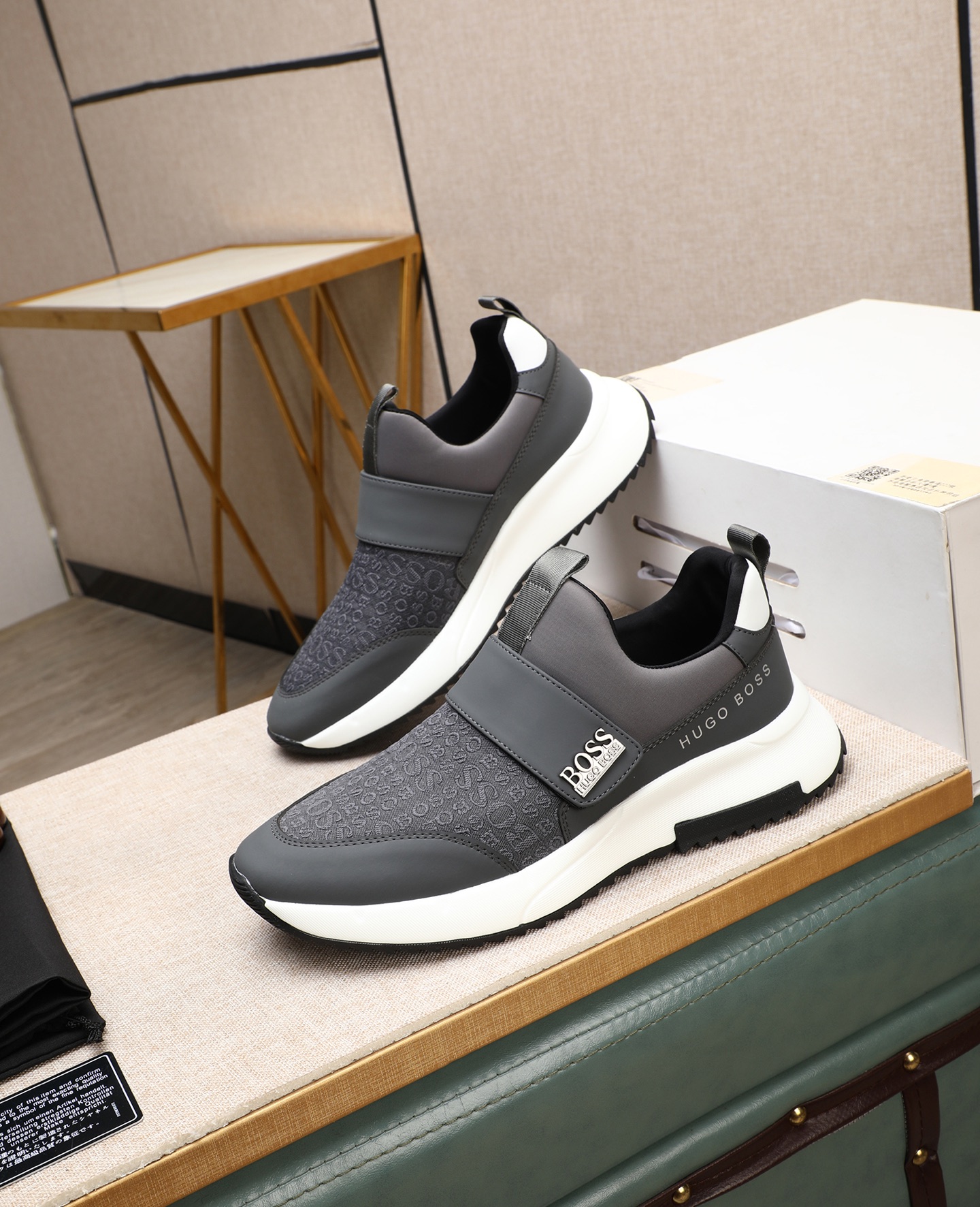 precio de fábrica [BOSS] zapatos de los hombres originales Modelos clásicos zapatos casuales Esta se