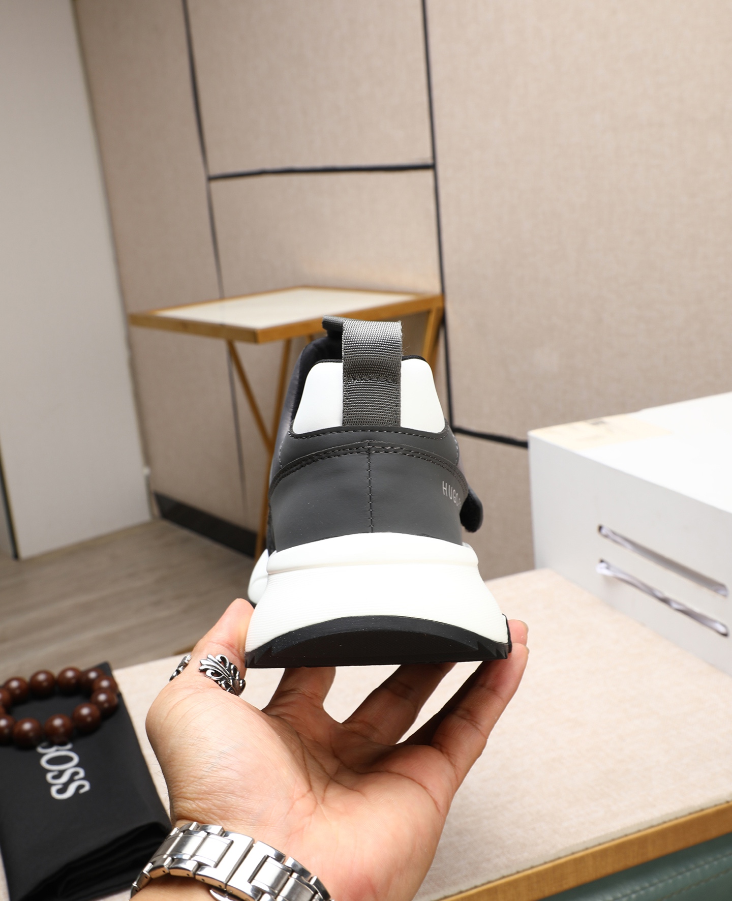 precio de fábrica [BOSS] zapatos de los hombres originales Modelos clásicos zapatos casuales Esta se