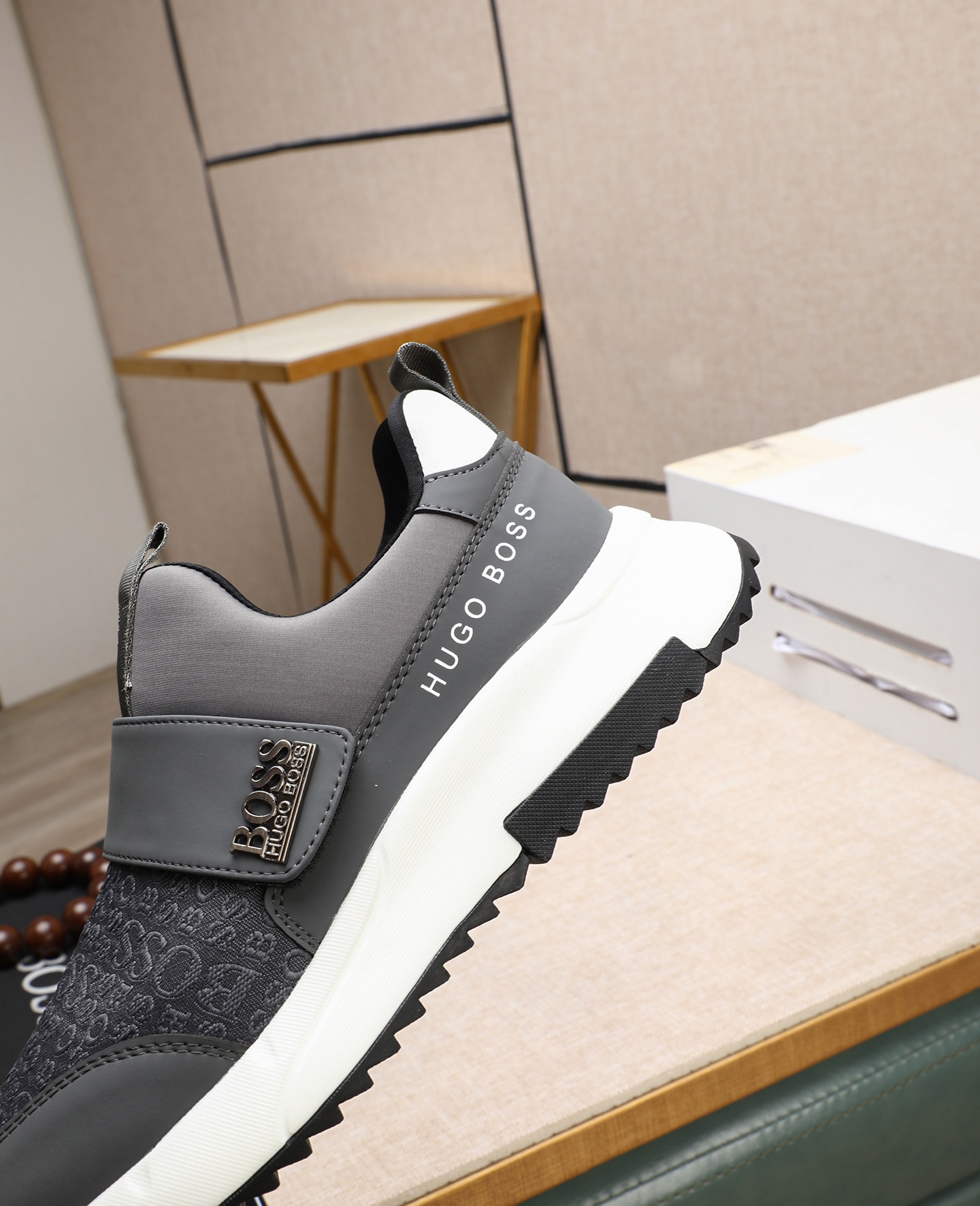 precio de fábrica [BOSS] zapatos de los hombres originales Modelos clásicos zapatos casuales Esta se