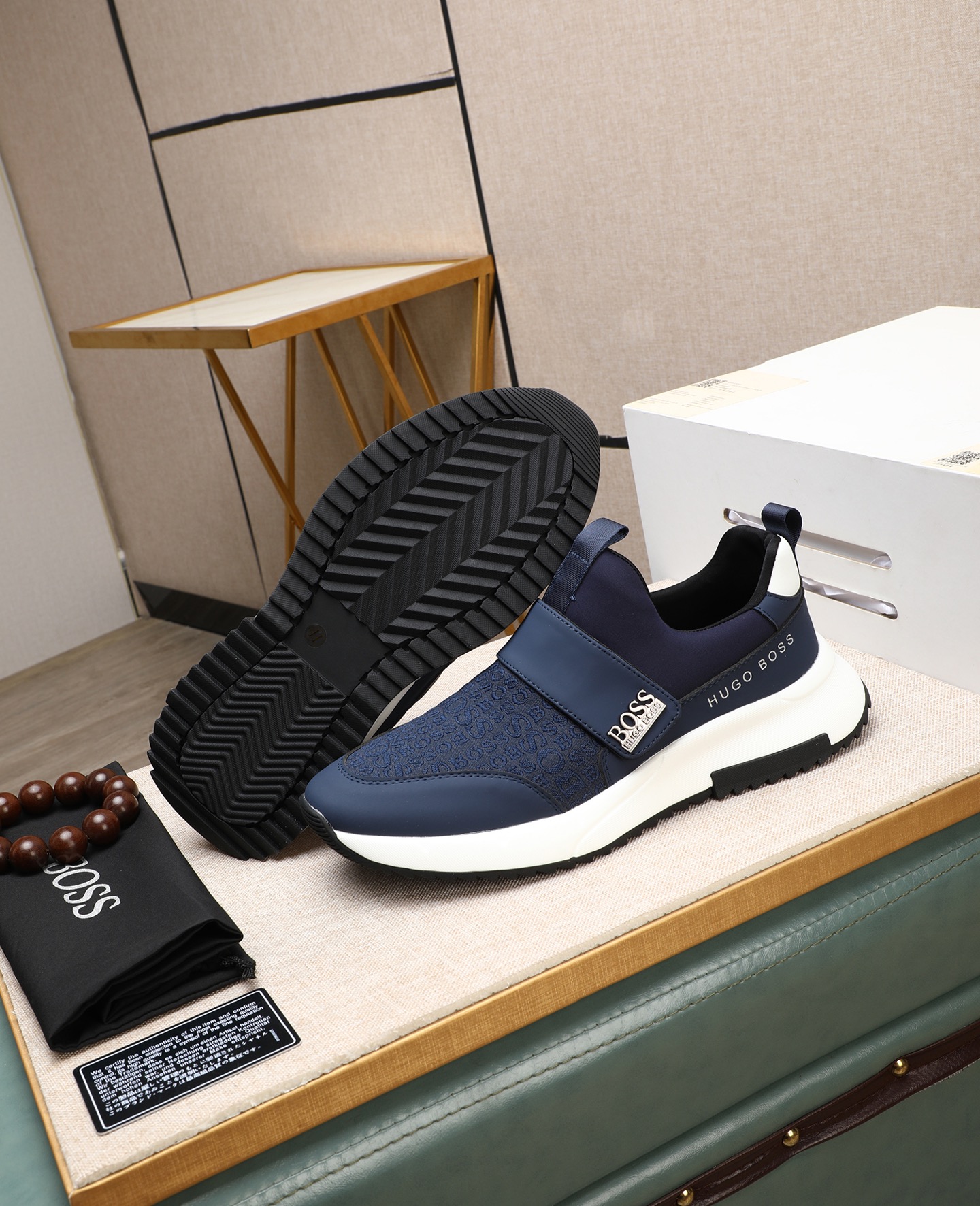 precio de fábrica [BOSS] zapatos de los hombres originales Modelos clásicos zapatos casuales Esta se