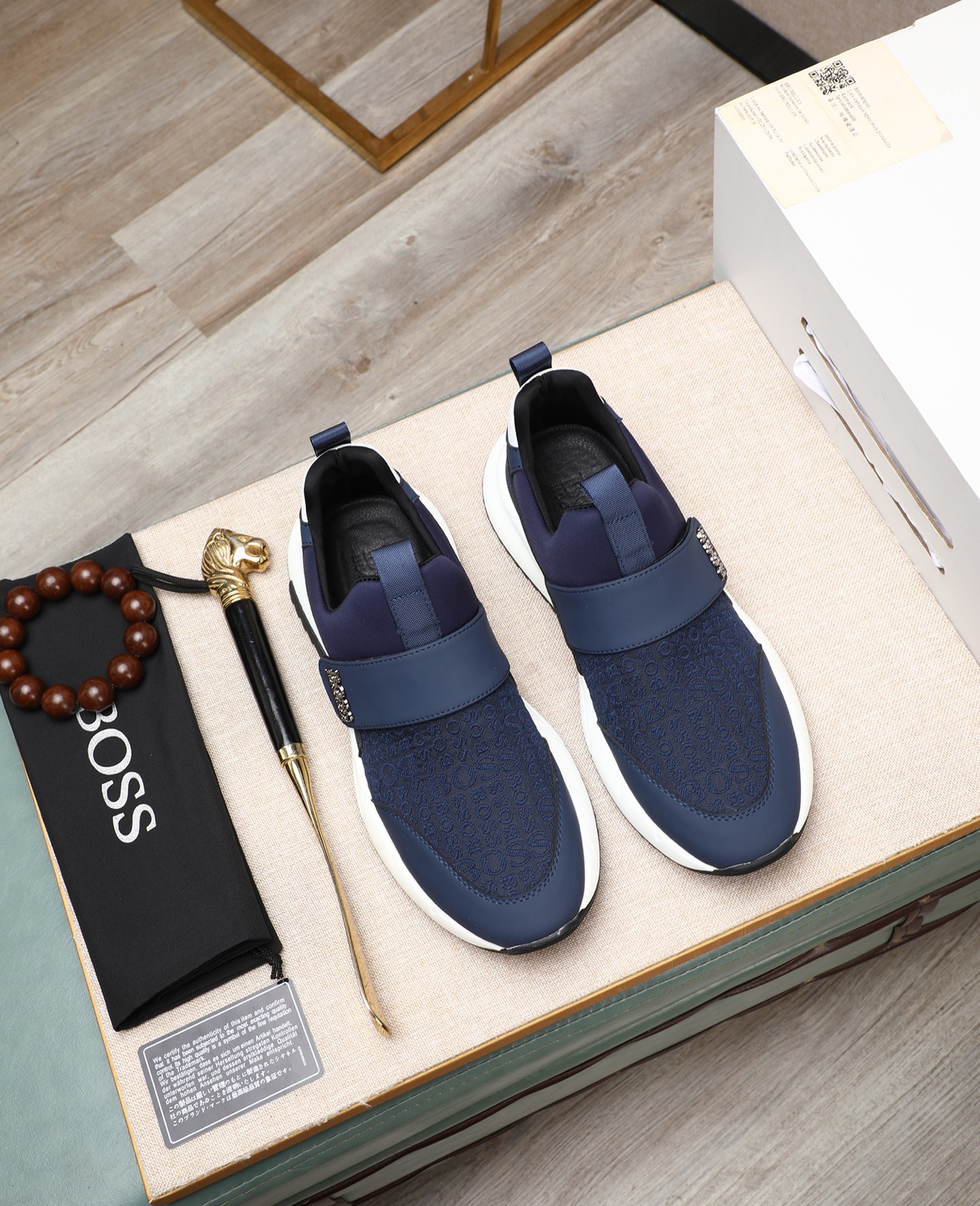 precio de fábrica [BOSS] zapatos de los hombres originales Modelos clásicos zapatos casuales Esta se
