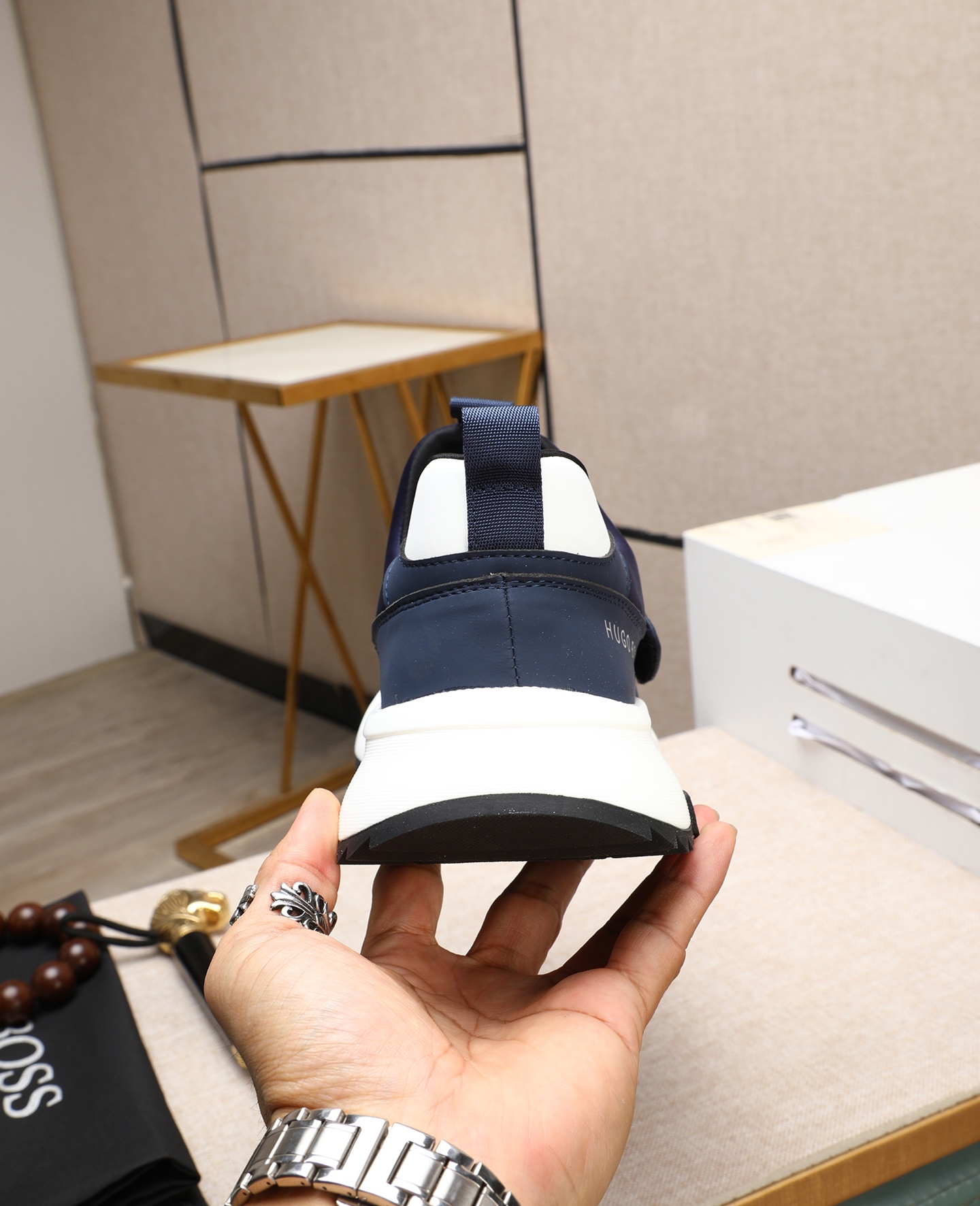 precio de fábrica [BOSS] zapatos de los hombres originales Modelos clásicos zapatos casuales Esta se