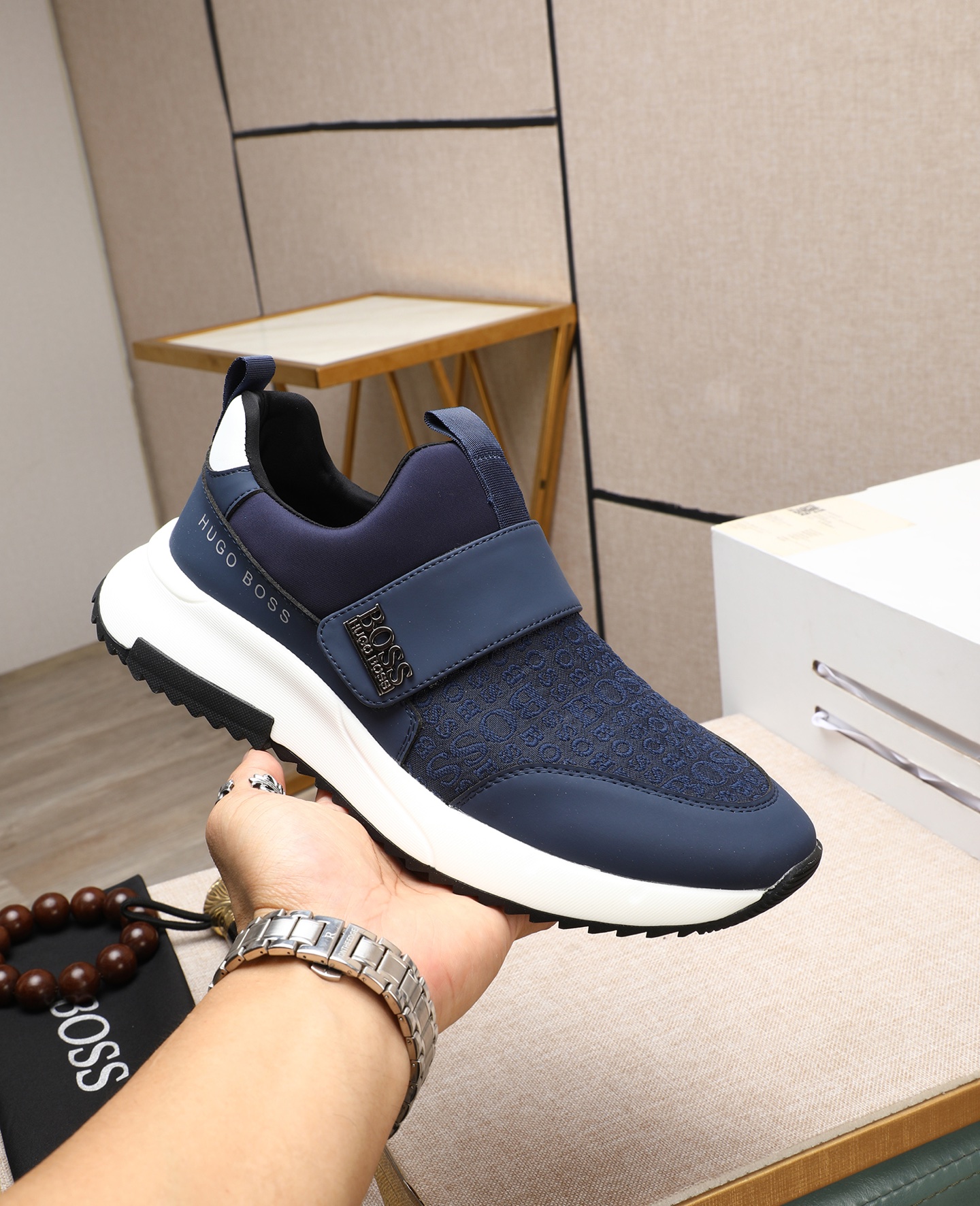 precio de fábrica [BOSS] zapatos de los hombres originales Modelos clásicos zapatos casuales Esta se