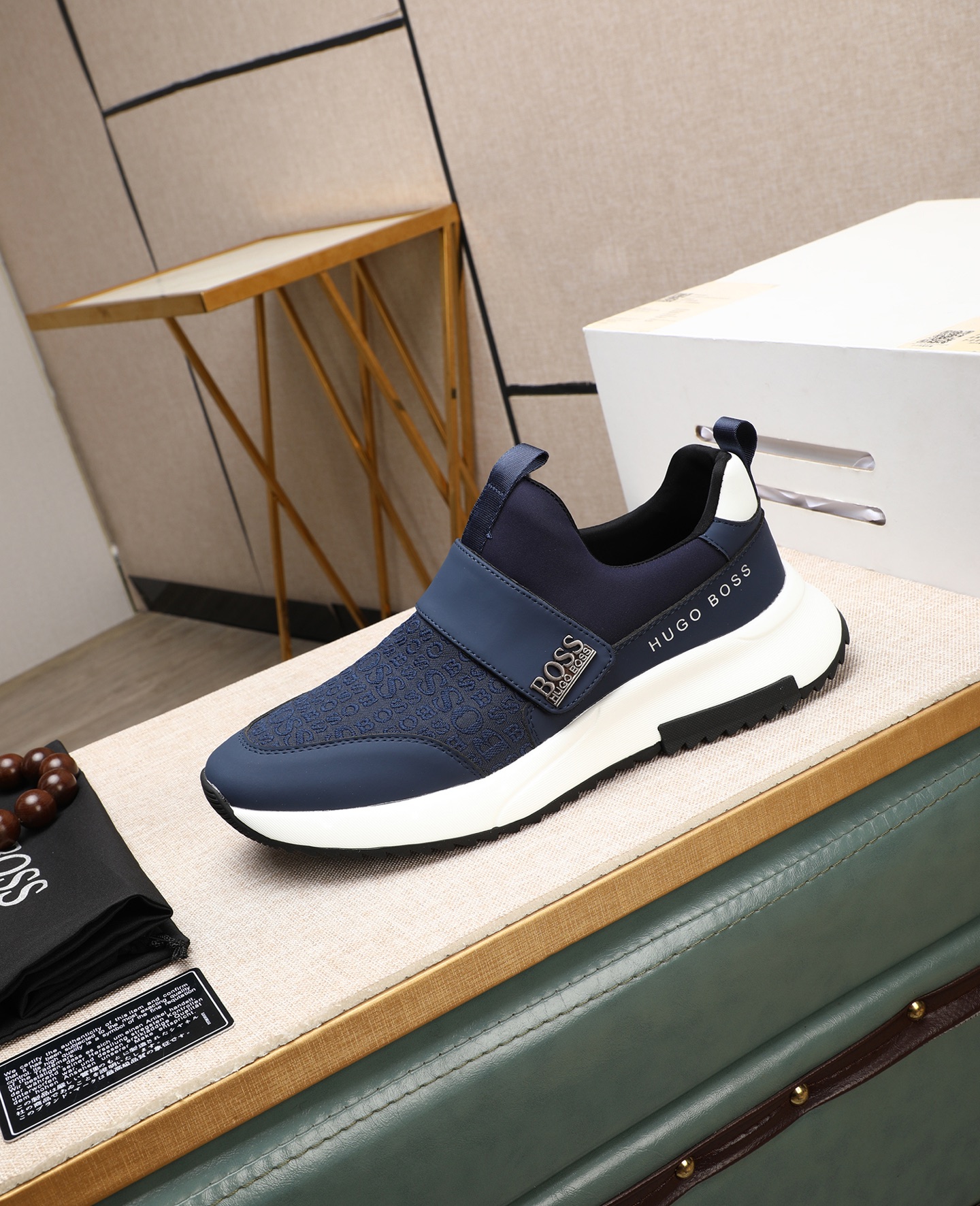 precio de fábrica [BOSS] zapatos de los hombres originales Modelos clásicos zapatos casuales Esta se