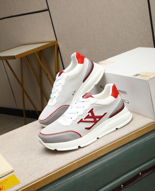 Louis Vuitton White Leather Run Away Sneakers Size 38-44 for Men 1 Louis Vuitton White Leather Run Away Sneakers Size 38-44 for Men