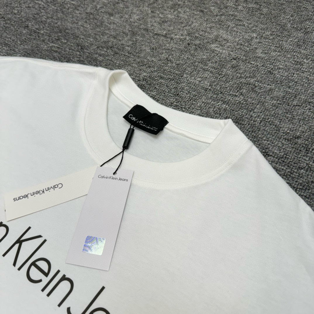 Calvin Klein CK Classic Logo T-shirt: High-Quality, Customized Originals, Global Fashion Brand - 图片 5
