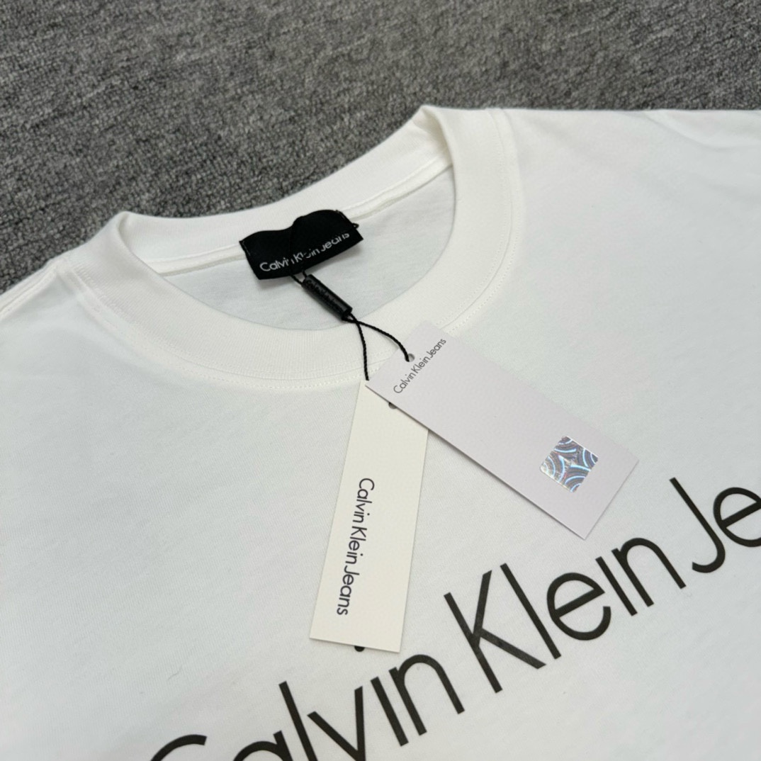 Calvin Klein CK Classic Logo T-shirt: High-Quality, Customized Originals, Global Fashion Brand - 图片 4