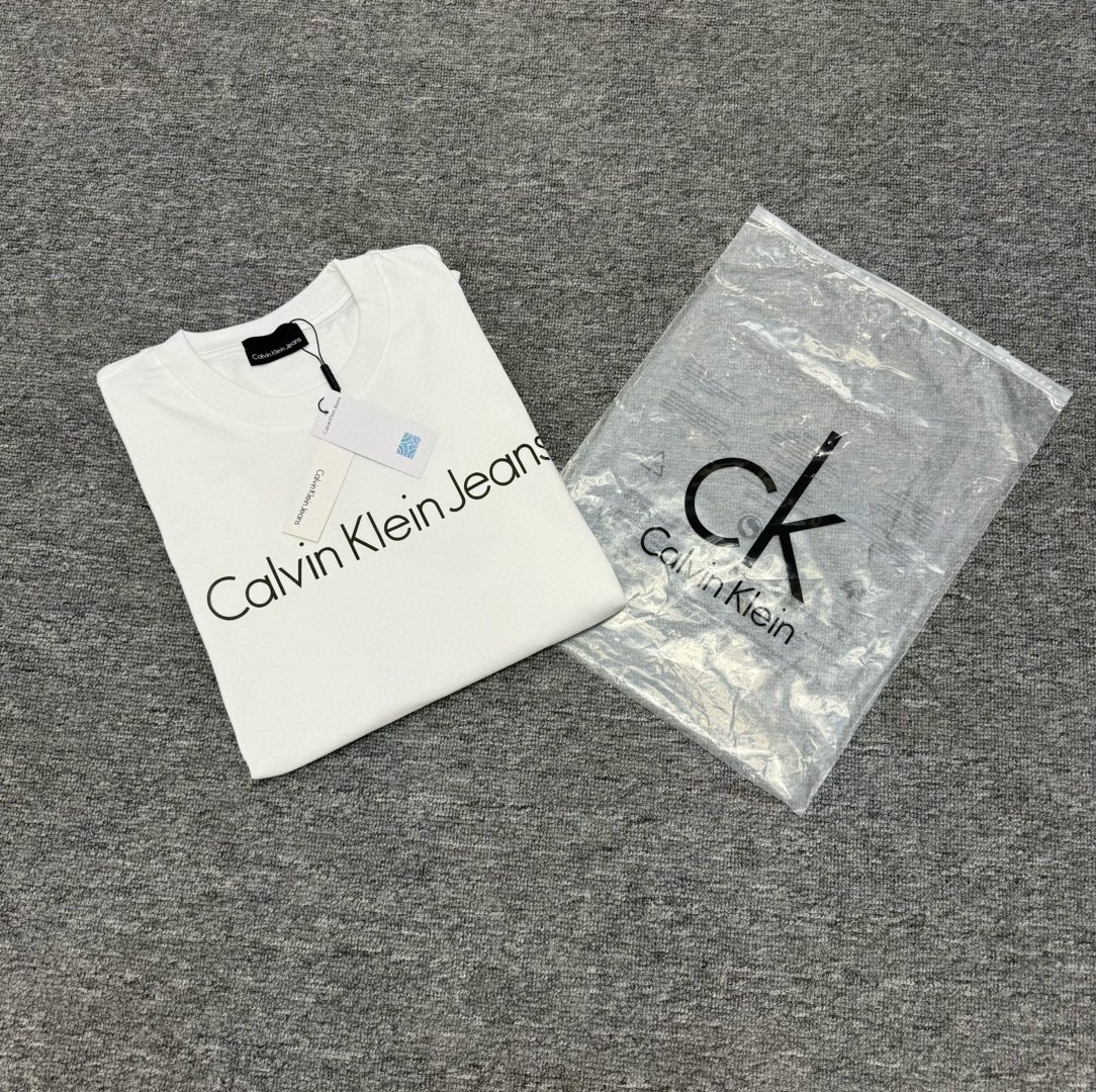 Calvin Klein CK Classic Logo T-shirt: High-Quality, Customized Originals, Global Fashion Brand - 图片 1
