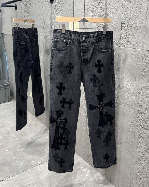 Chrome Hearts x Sex Records Cross Patch Denim Jeans - Limited Edition 1 Chrome Hearts x Sex Records Cross Patch Denim Jeans - Limited Edition
