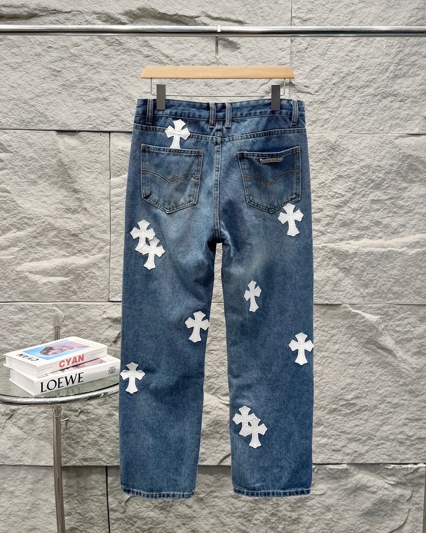 Alternative view of Chrome Hearts Jeans 09303