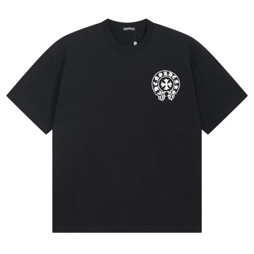 Chrome Hearts Classic Logo Print Short Sleeve T-Shirt - Soft Cotton Fabric 1 Chrome Hearts Classic Logo Print Short Sleeve T-Shirt - Soft Cotton Fabric