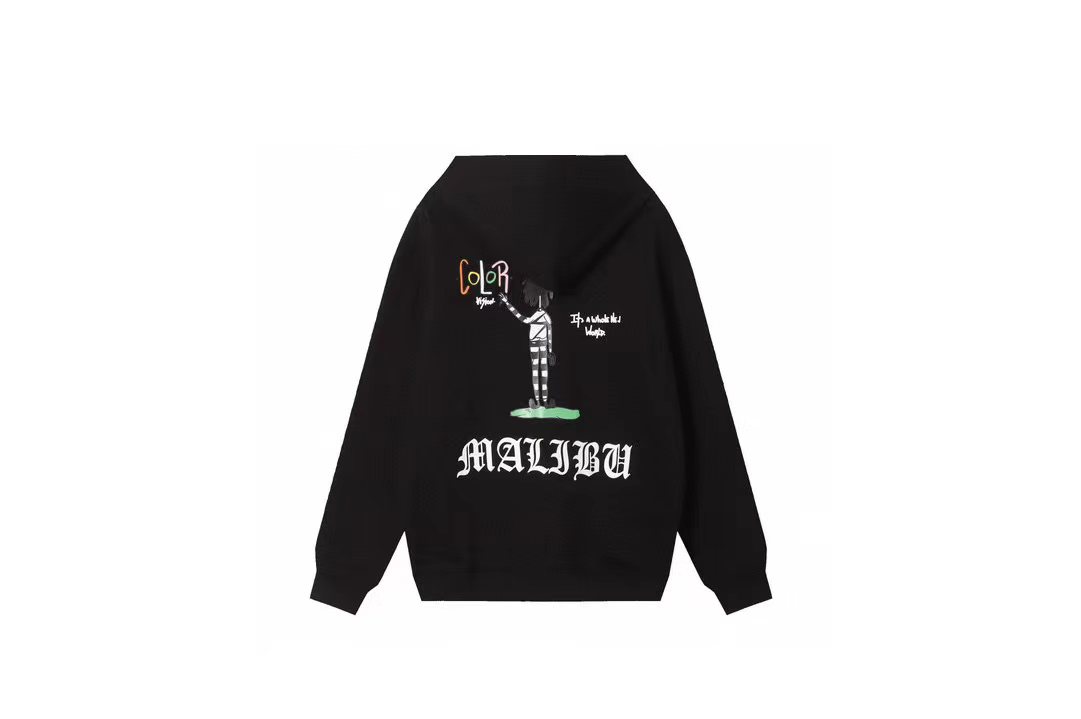 Y47—P103
克罗心连帽卫衣拉链外套男女同款。釆用420克毛圈纯棉面料。定制五金拉链。黑白S-XL