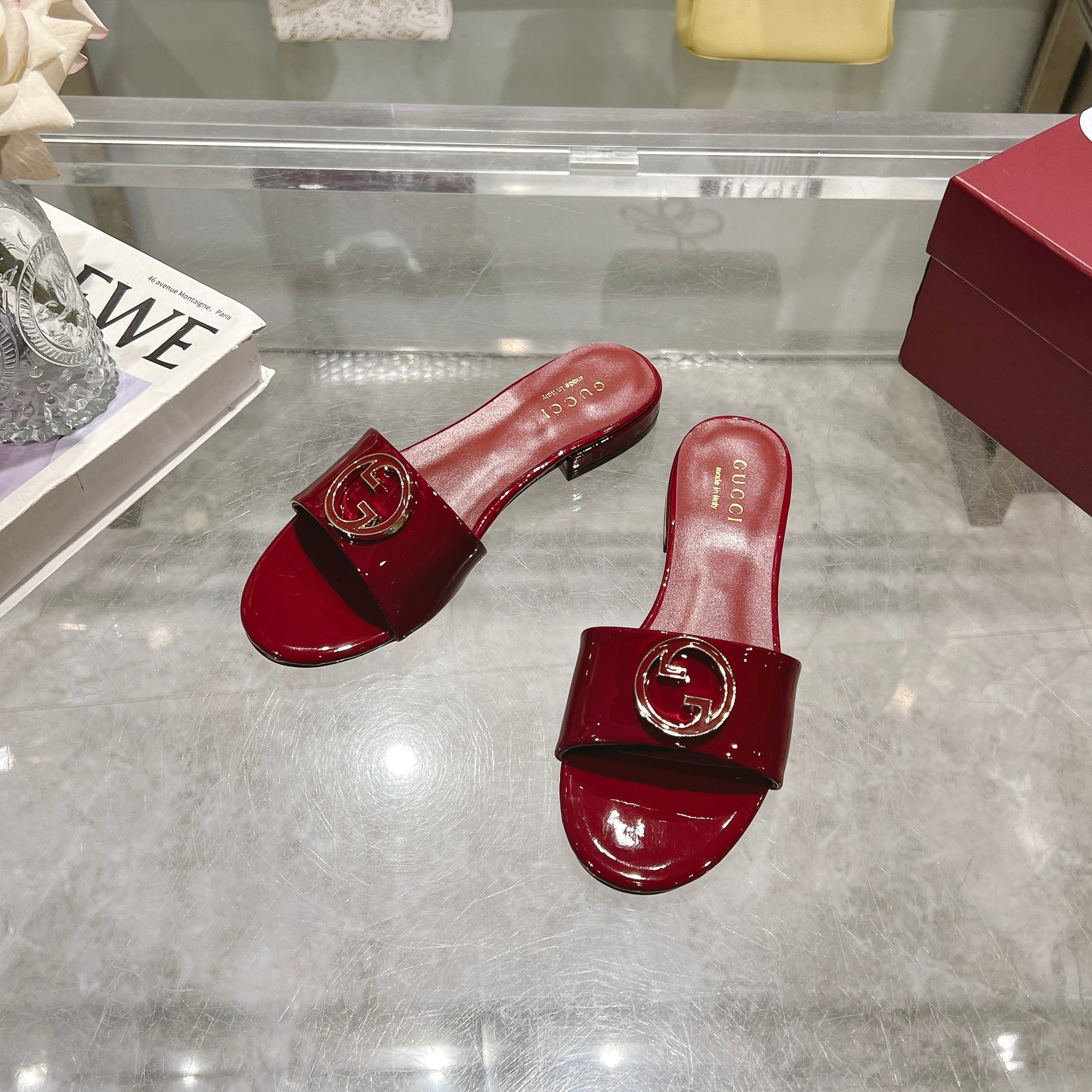 NO:261918,6027-2 Wine Red (35-42), Slippers, Slippers198609096027-2 酒红（35-42）,拖鞋,slippers,Women's Shoes
